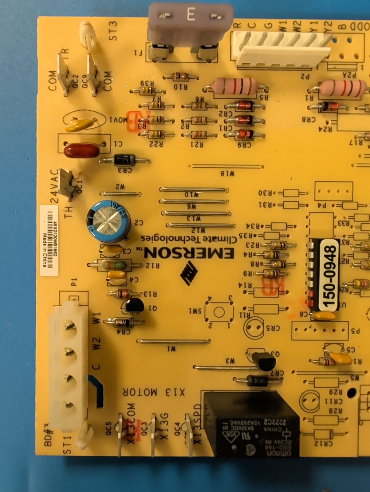 Rheem Emerson Air Handler Control Board 47-102077-02-04 156-9735