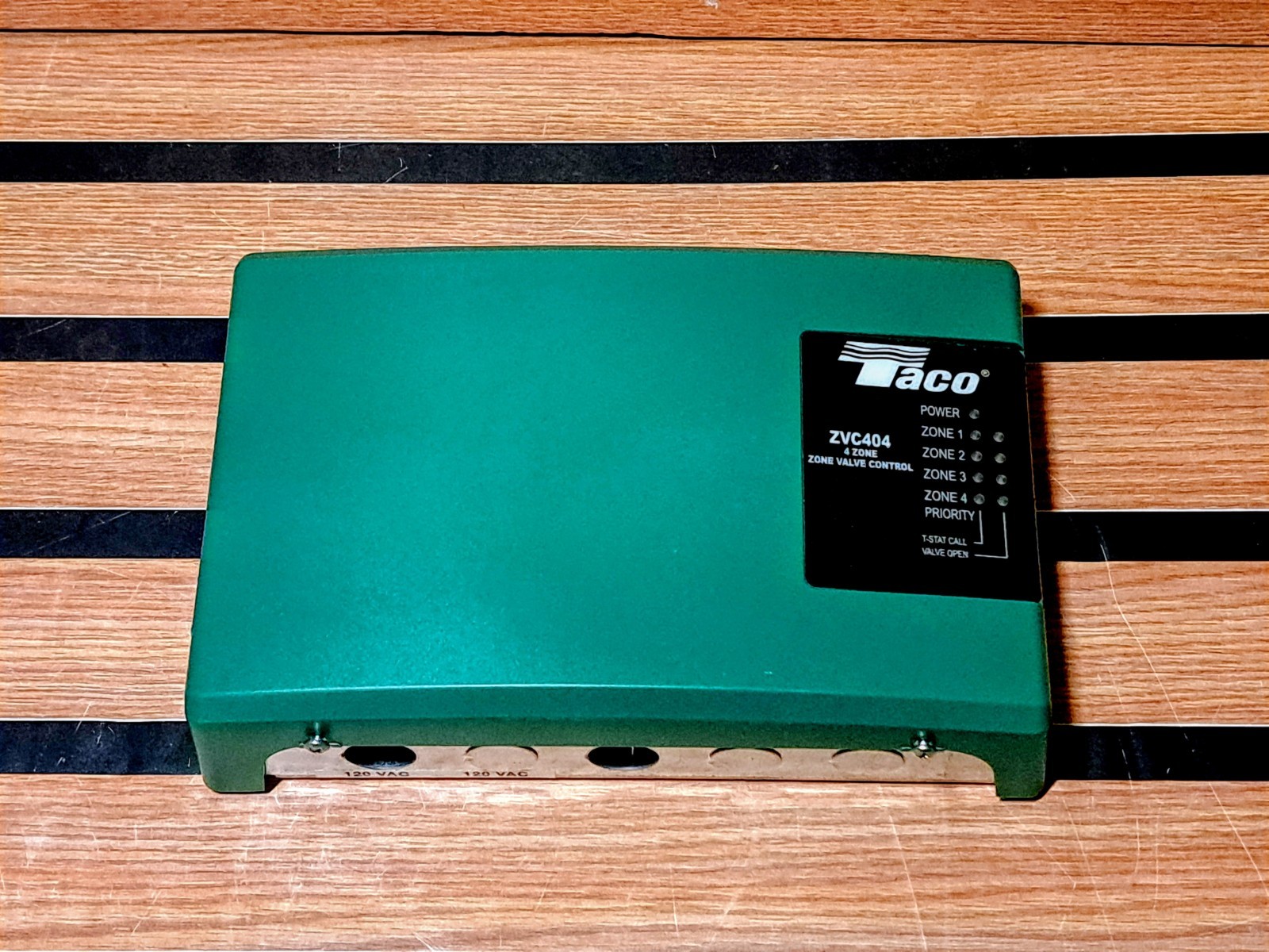 Taco ZVC404 4 Zone Valve Control Hydronic Heating Boiler Pump Relay Module Panel