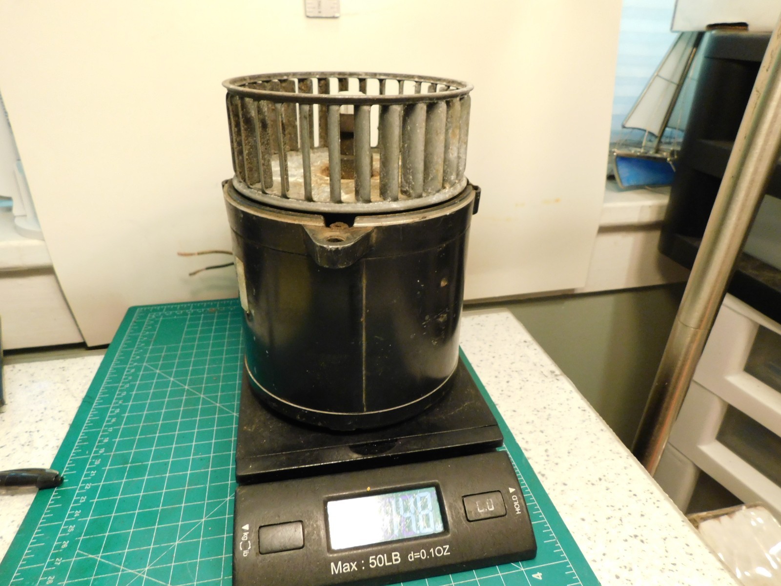 Marathon .14hp 115v 3450rpm 60hZ Type SS Code V 1-Phase Motor w/Fan Tested