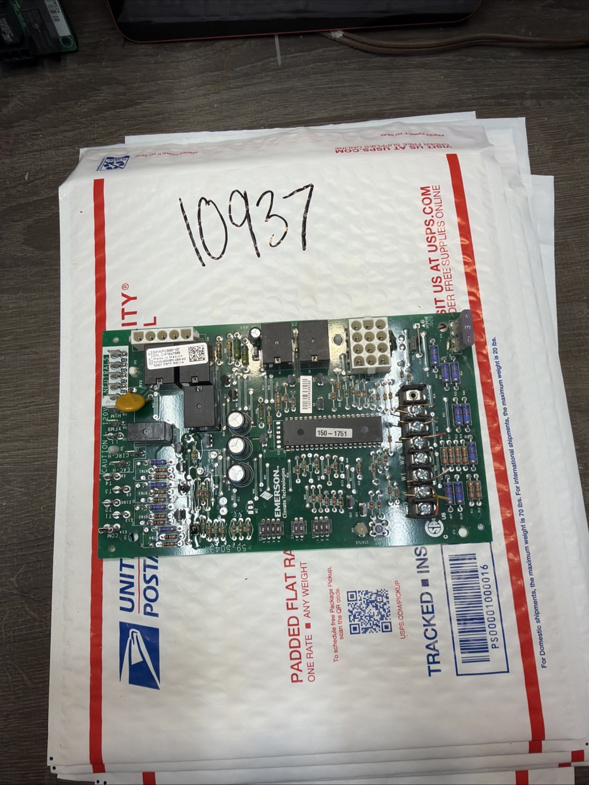 EMERSON PCBBF137 50M58-289-02 Control Circuit Board 59-5043