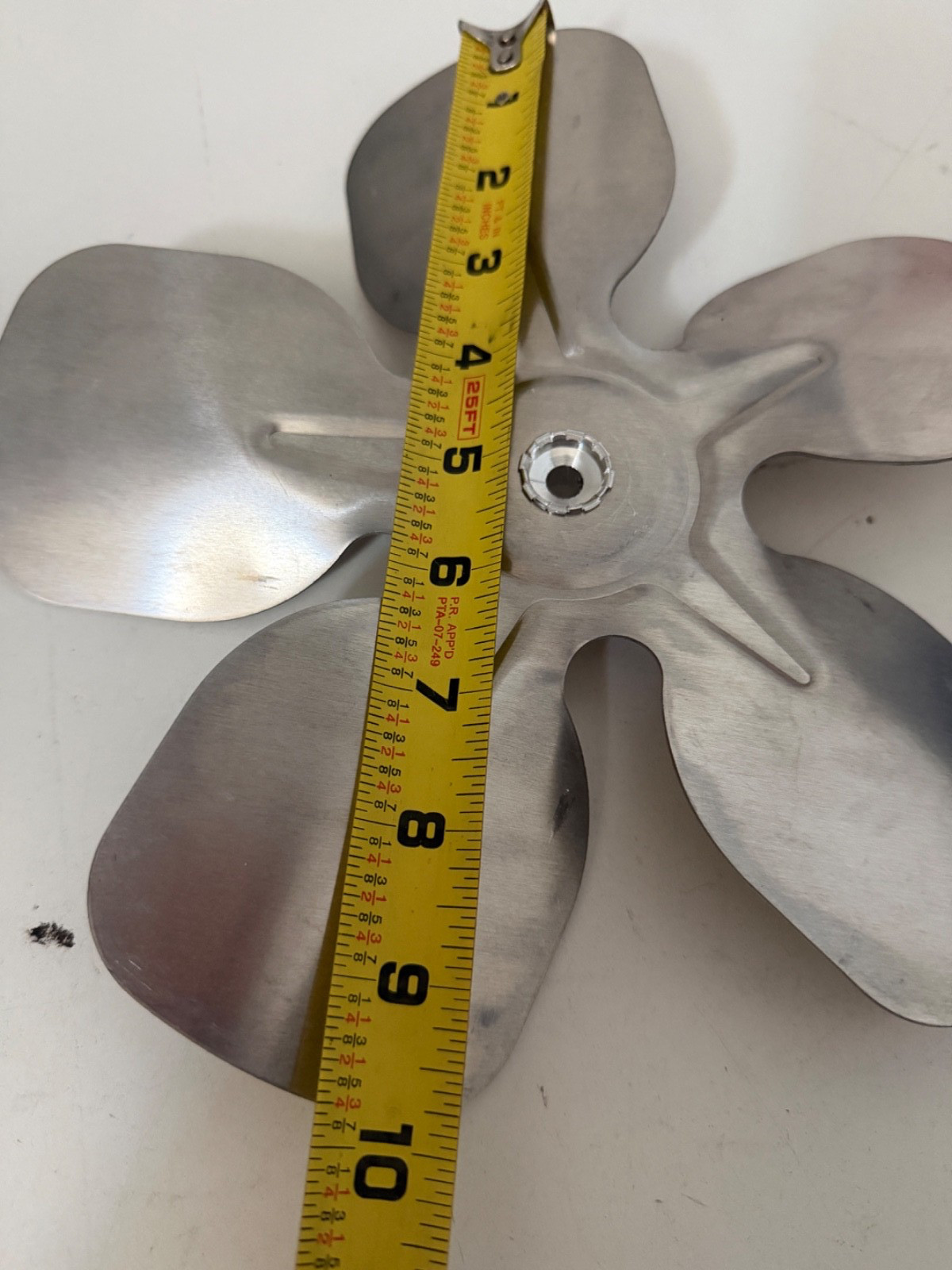 1 Metal Axial Fan Blade – 5-Blade Replacement Propeller for HVAC/Condenser Unit