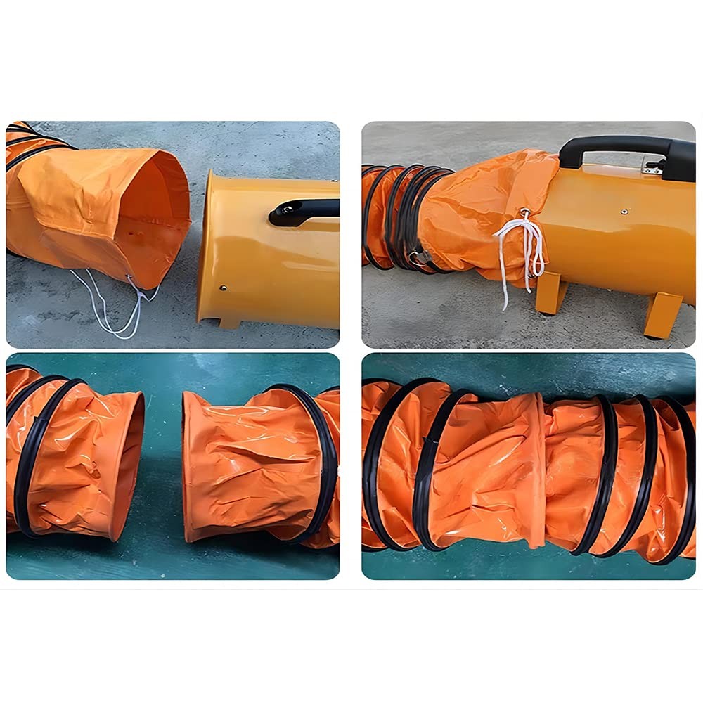 Fdtduct Pvc Flexible Duct Hose Hvac Duct Hosing Flame Retardant For Ventilator