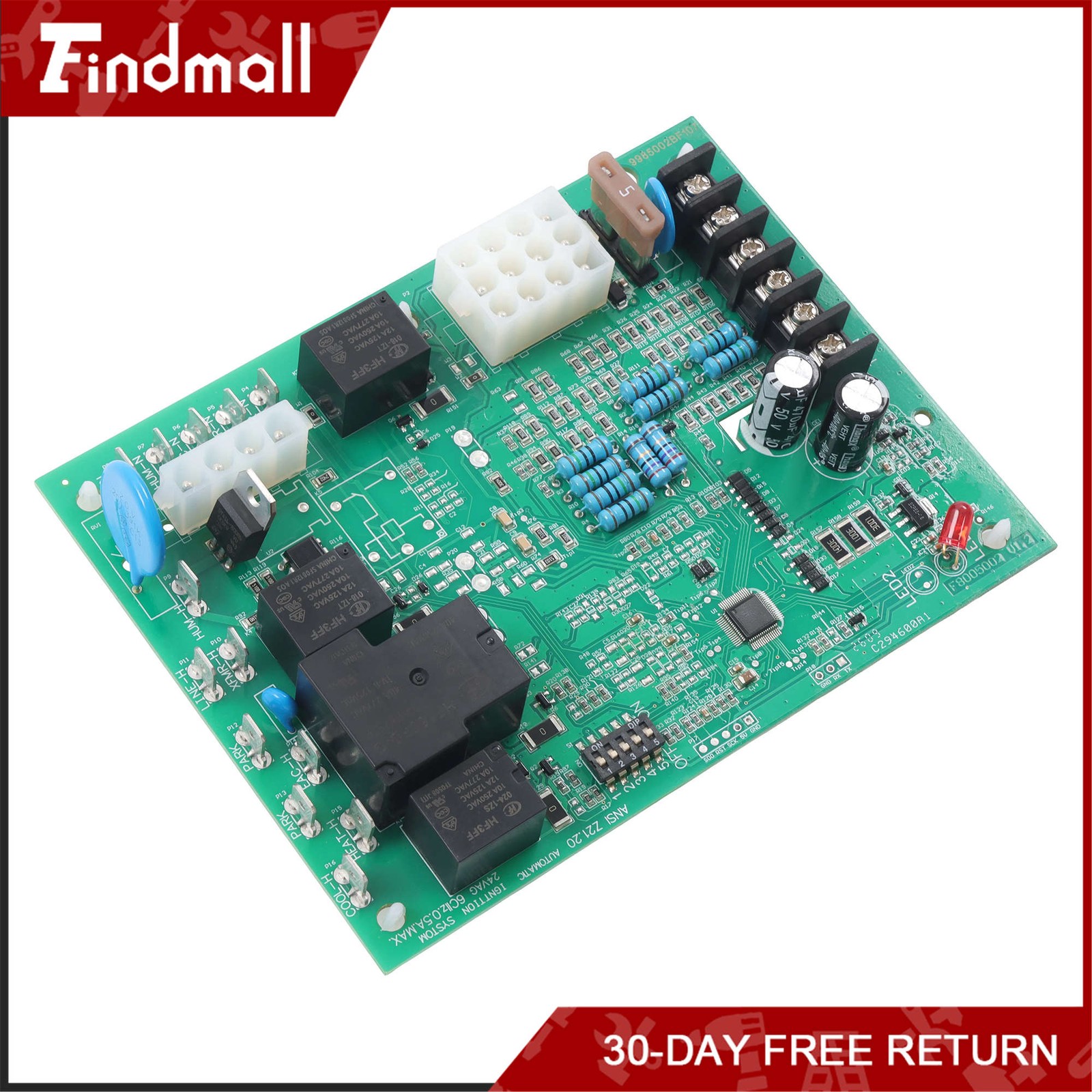 Findmall Gas Furnace Control Board 50A65476 50A65-5165 D341396P05 CNT05165