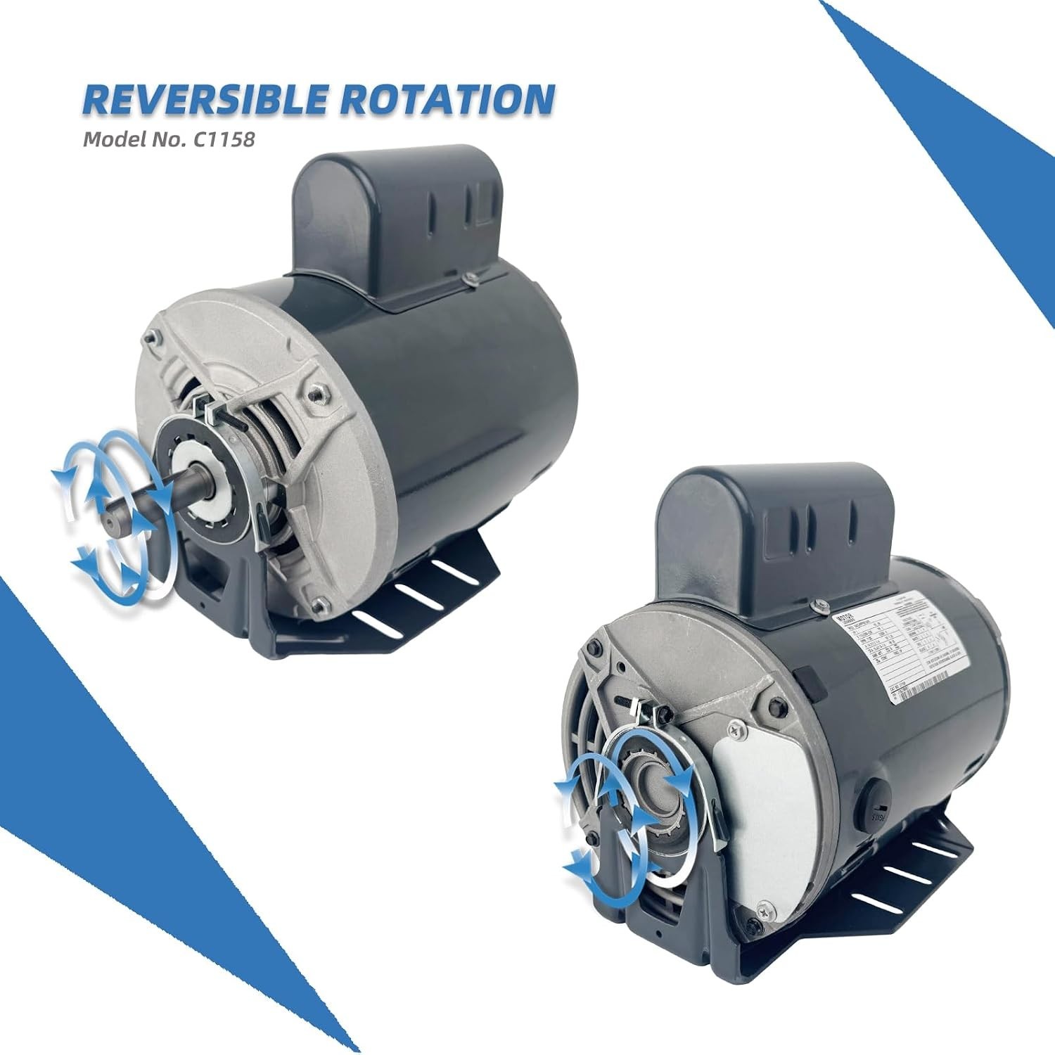 LEUNGOO C1158 Fan and Blower Motor Replace Marathon C1158 1 HP 1725RPM