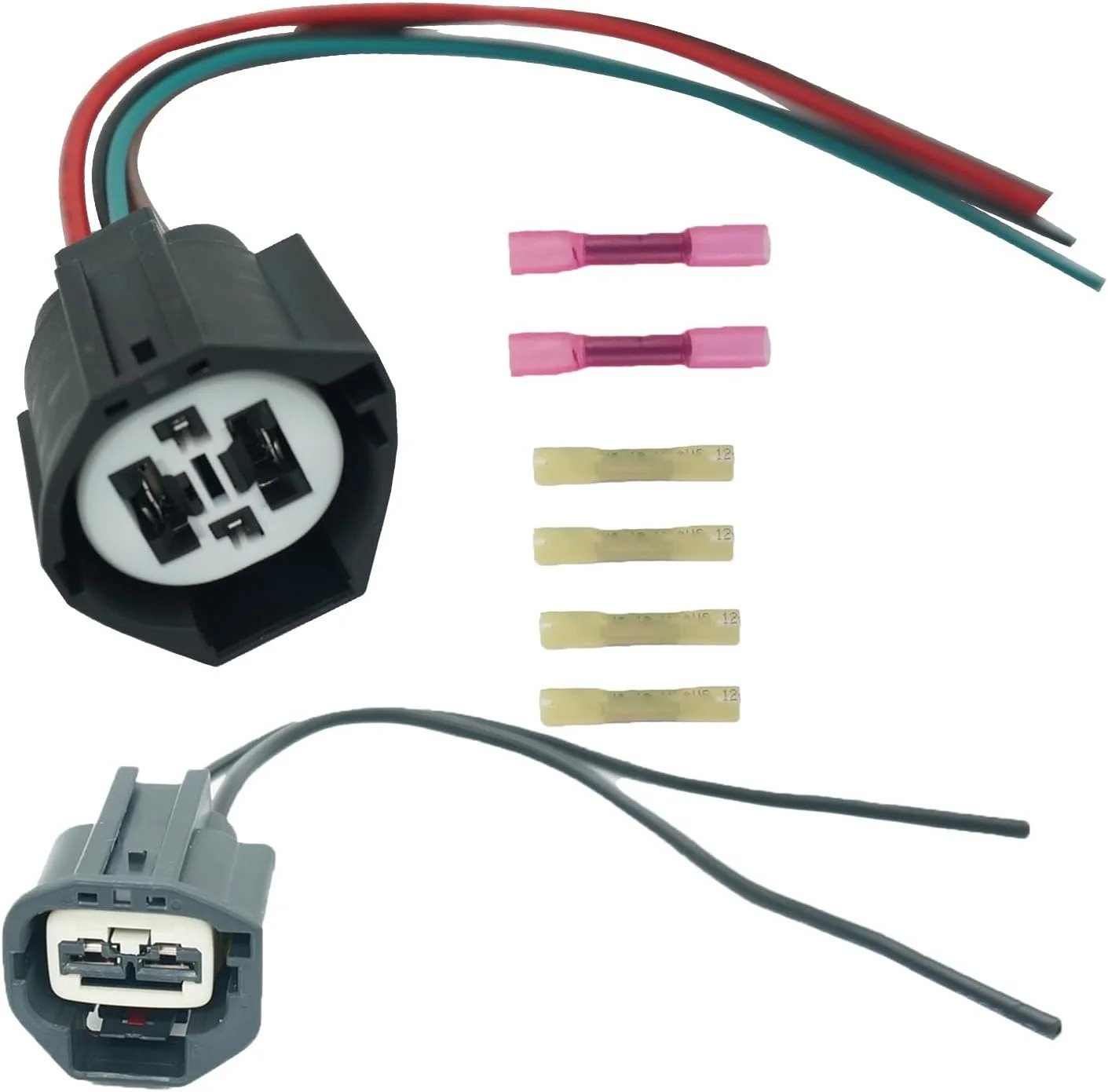 Cooling Fan Radiator Control Relay Module Connector Pigtail Wiring Harness Plug