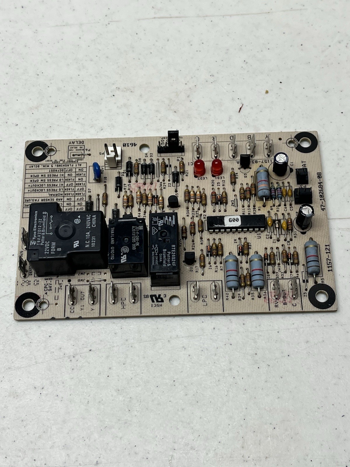 Rheem Bryant 47-102684-08 Control Board Carier 1157-121