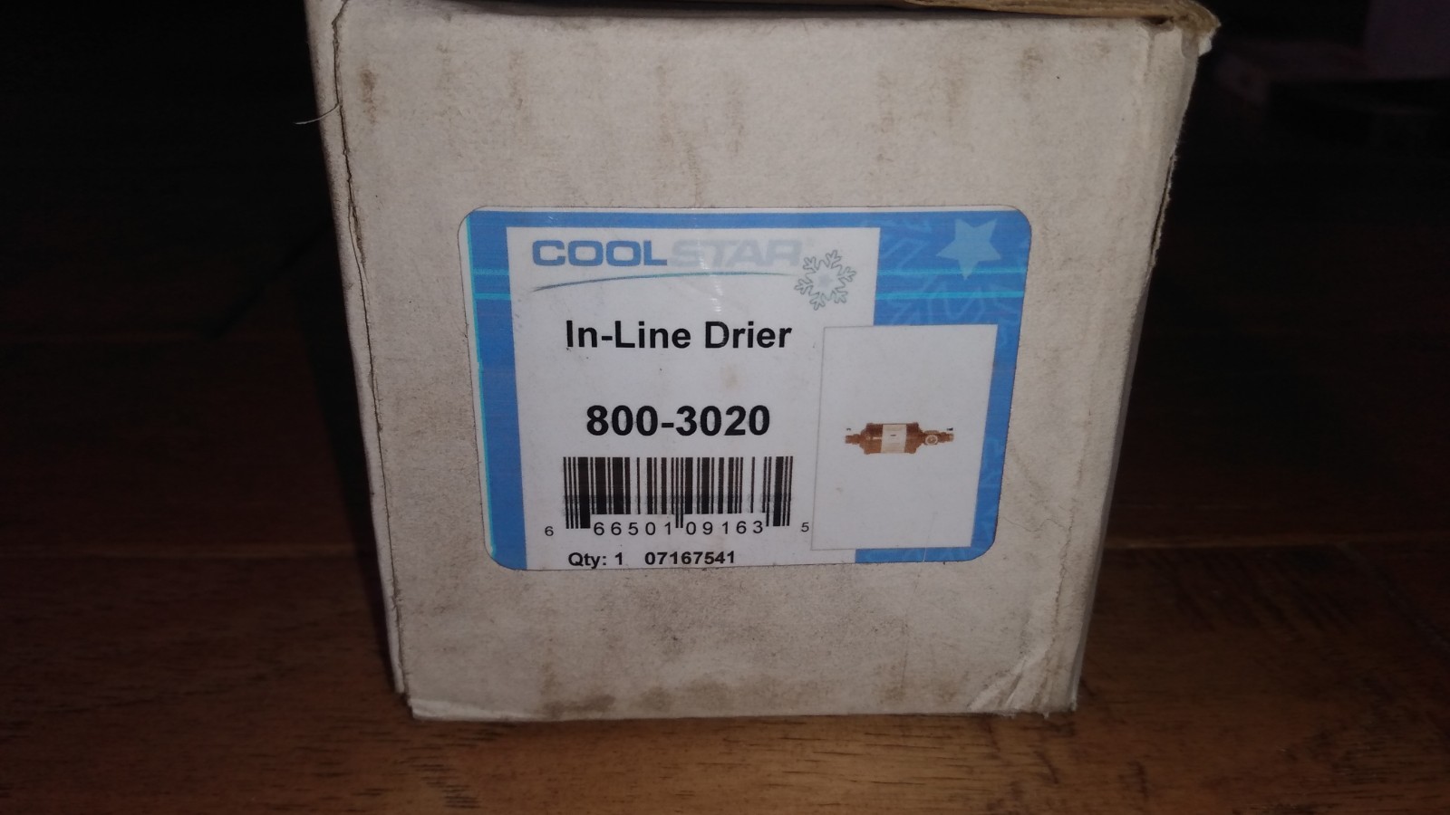 CoolStar 800-3020 In-Line Drier ( ref: Carrier 14-00288-00, Omega 37-10871 )