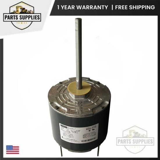 D7745 Fasco 1-Phase 1/2 HP 208-230V 1075 RPM PSC Motor for HVAC/R Condenser Fan