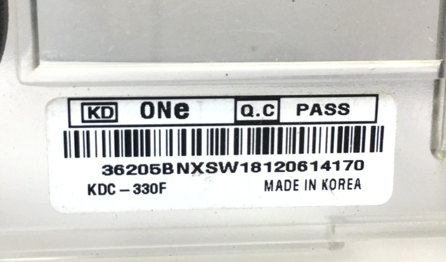 Navien KDC-330F Screen And Control Unit Part used #X224