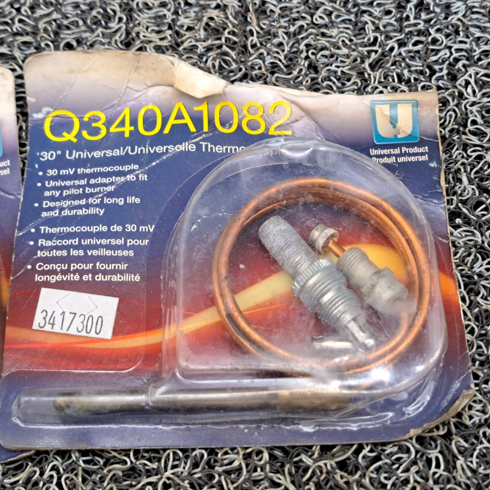 Honeywell Q340A1090 / Q340A1082 / 30″ & 36″ Universal Thermocouples. Corrosion