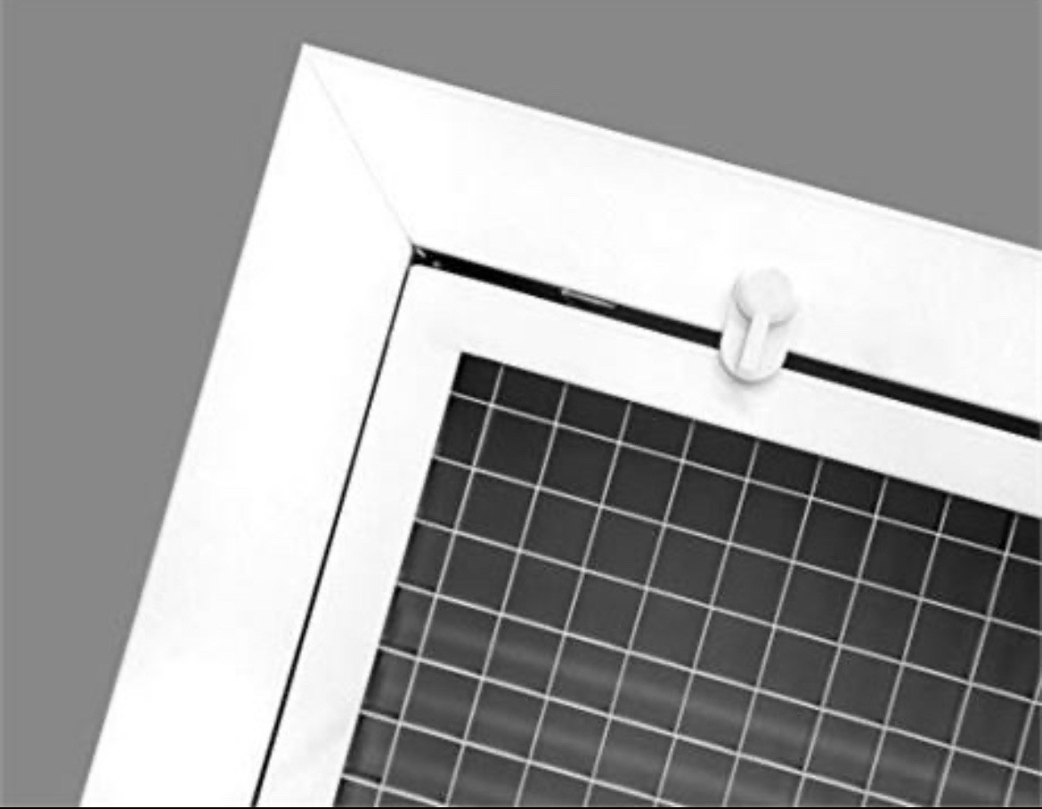 HVAC Premium 30″ x 18″ Cube Core Eggcrate Return Air Filter Grille for 1″ Filter