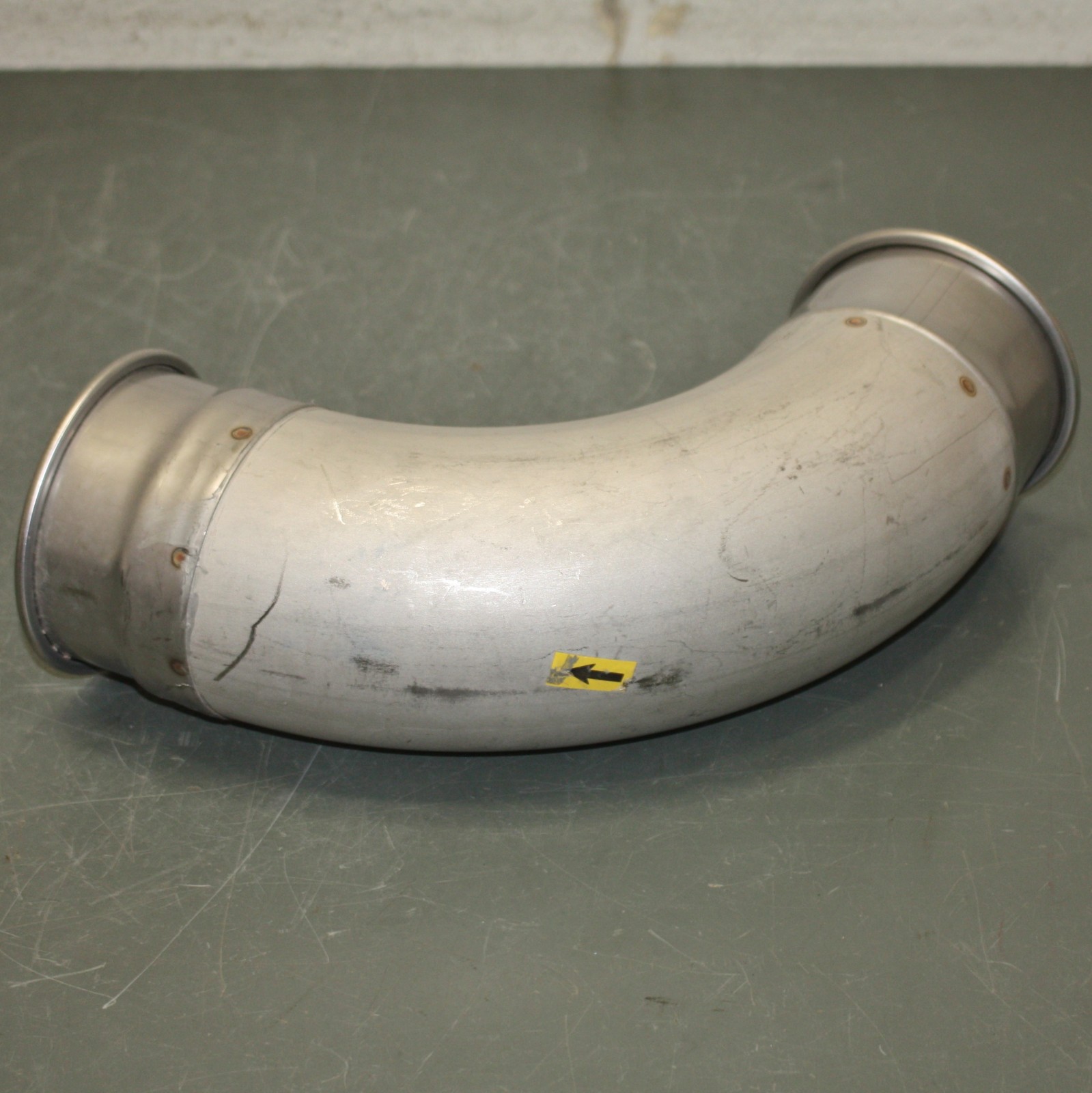 Nordfab QF 90° Elbow Fitting 8010003650, 4″ Round Duct, 304 Stainless Steel