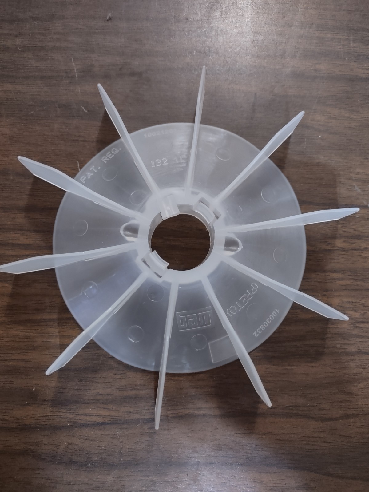 WEG motor Fan Ventilator blades OD 6.5″ x 1.180″ ID 6854.2482