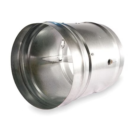 Dayton 2Tfz7 Round Fire Damper, 165 Deg F, 13-5/8 In. D