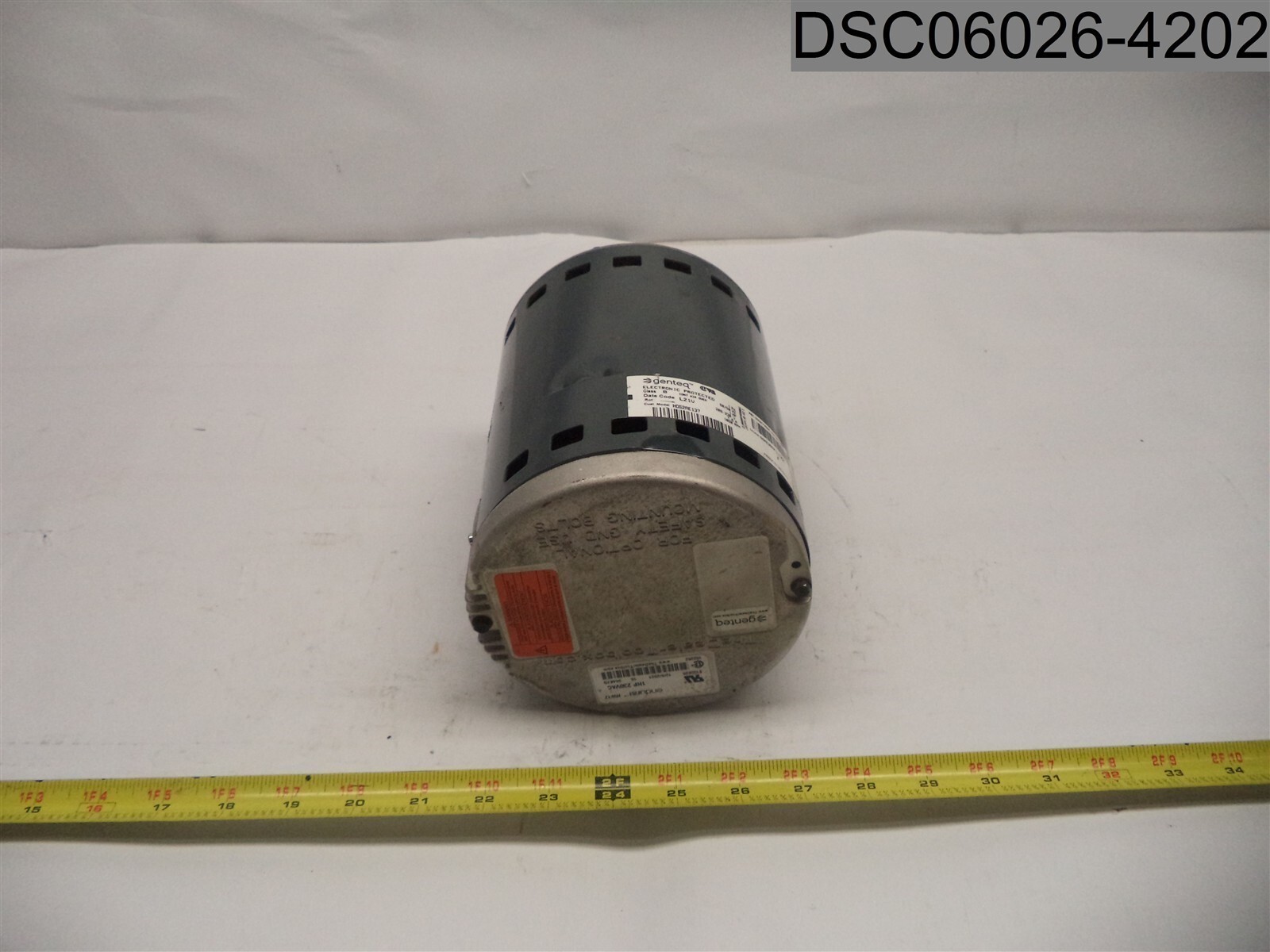 Genteq Blower Motor, Model: 5SME39SXL122, Cust. Model: HD52AE137