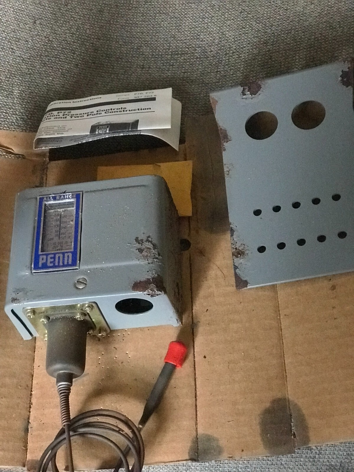 Johnson Controls P70-AA-118″ ALL RANGE” Refrigeration Pressure Control single