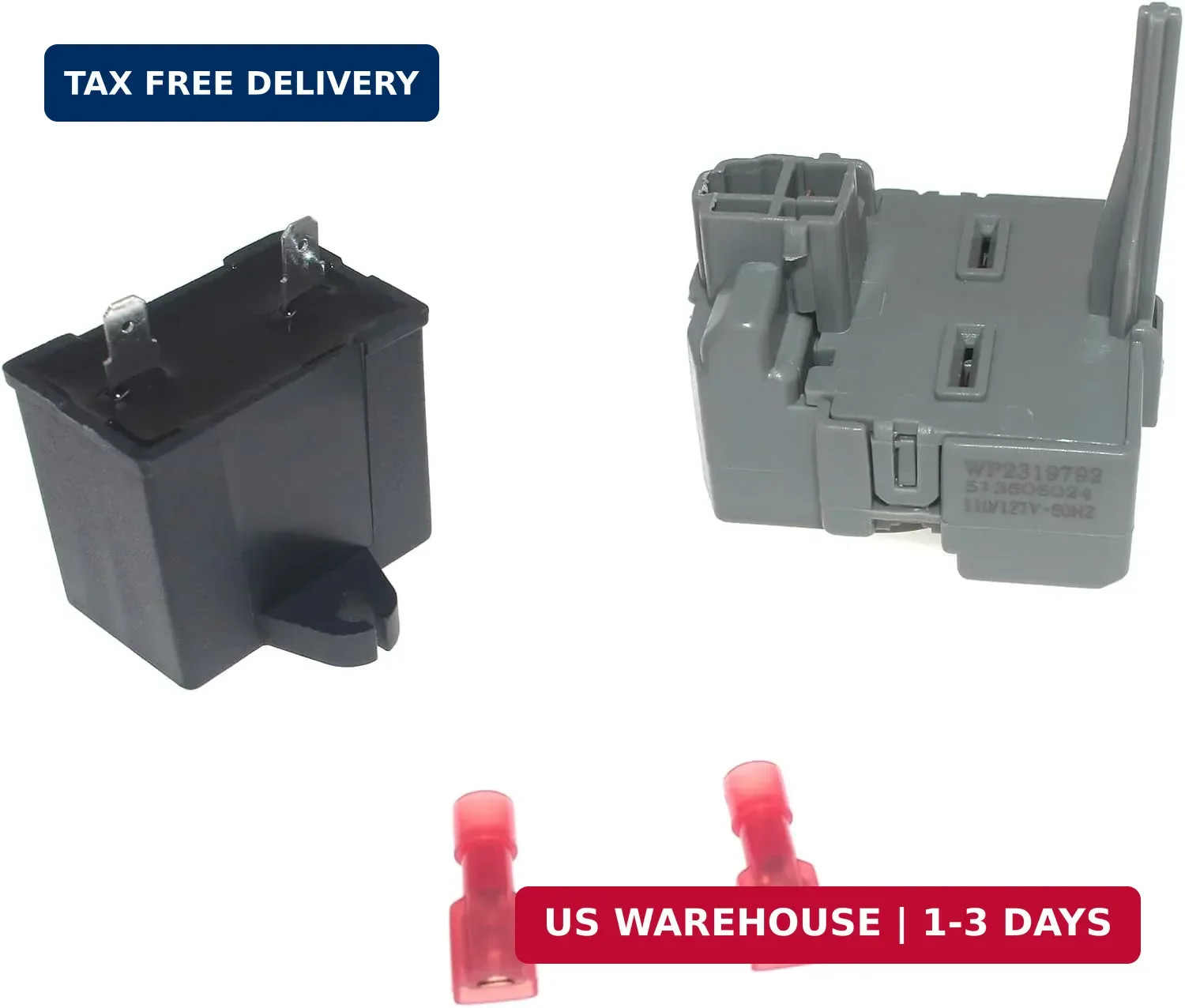 W10448874 W10197428 Start Relay Compatible Whirlpool 241941005 Refrigerator | w1