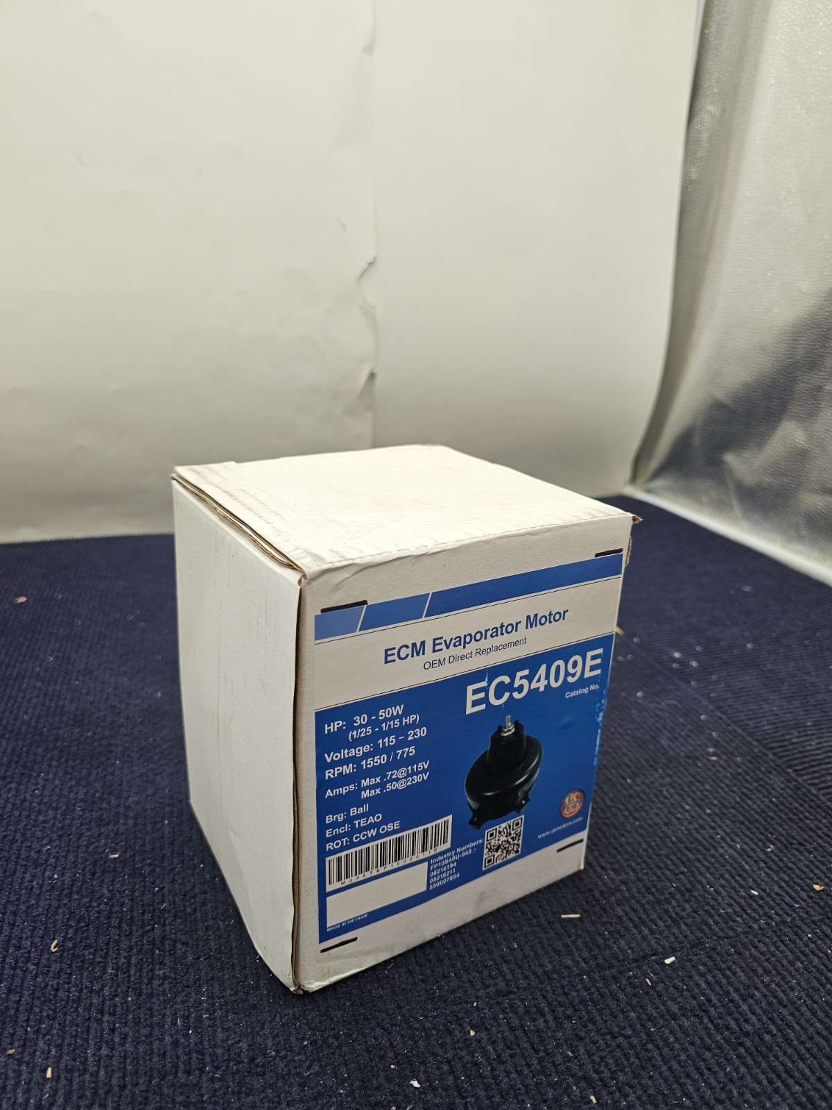 US MOTORS EC5409E: ECM Evaporator Motor 3.3″ 1/15-1/25 HP 115/230V TEAO CCW OSE