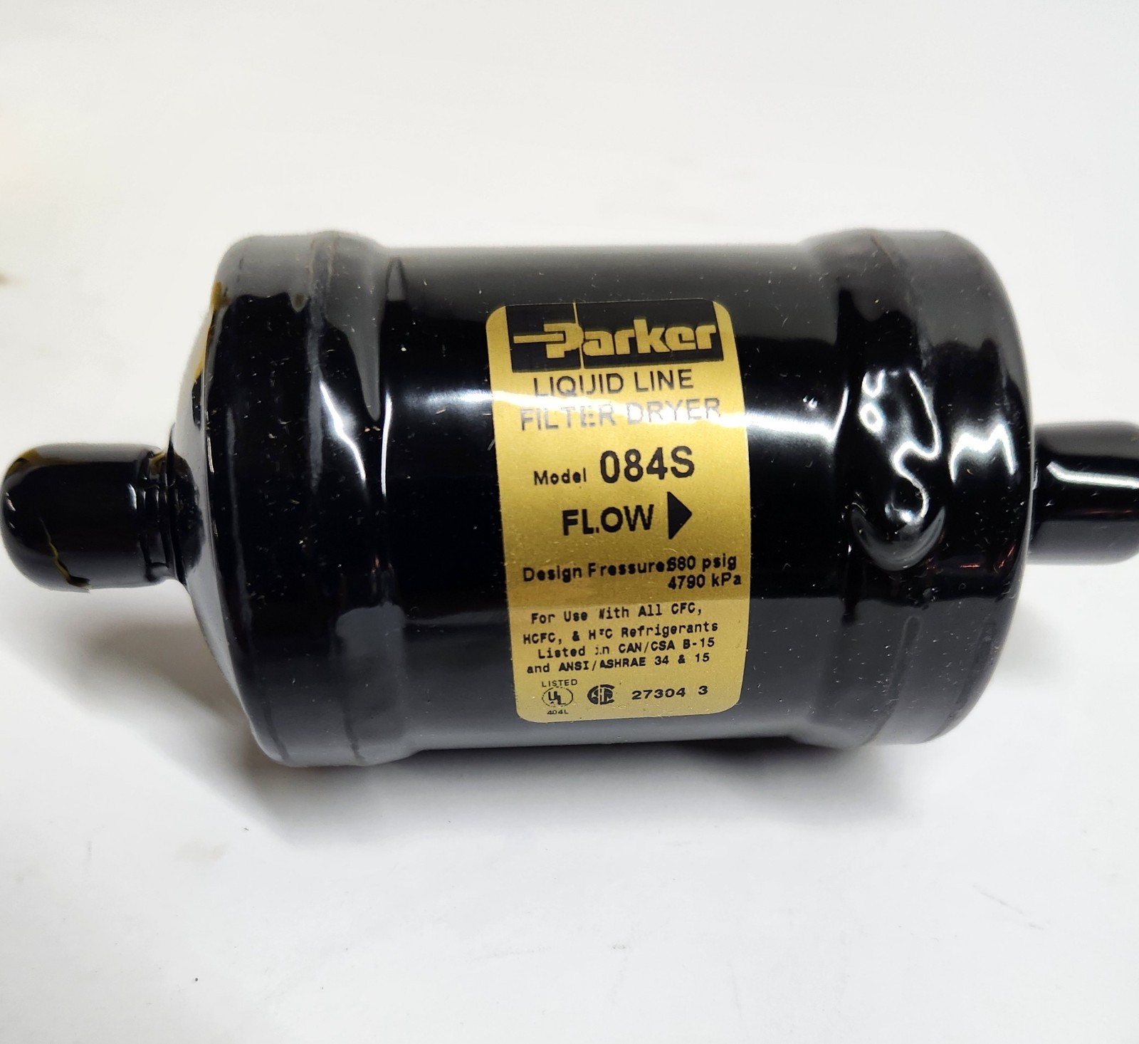 Parker 084S Unidirectional Gold Label Liquid Line Heat Pump Filter Dryer