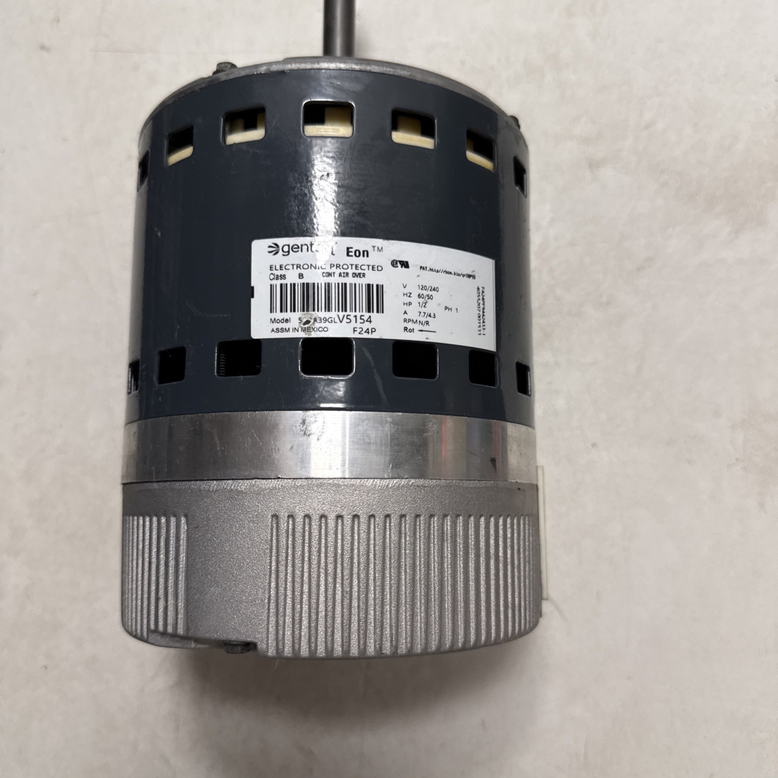Genteq Trane Eon Programmable Motor 1/2hp 120/240v 5SBA39GL V5154 B801761P01