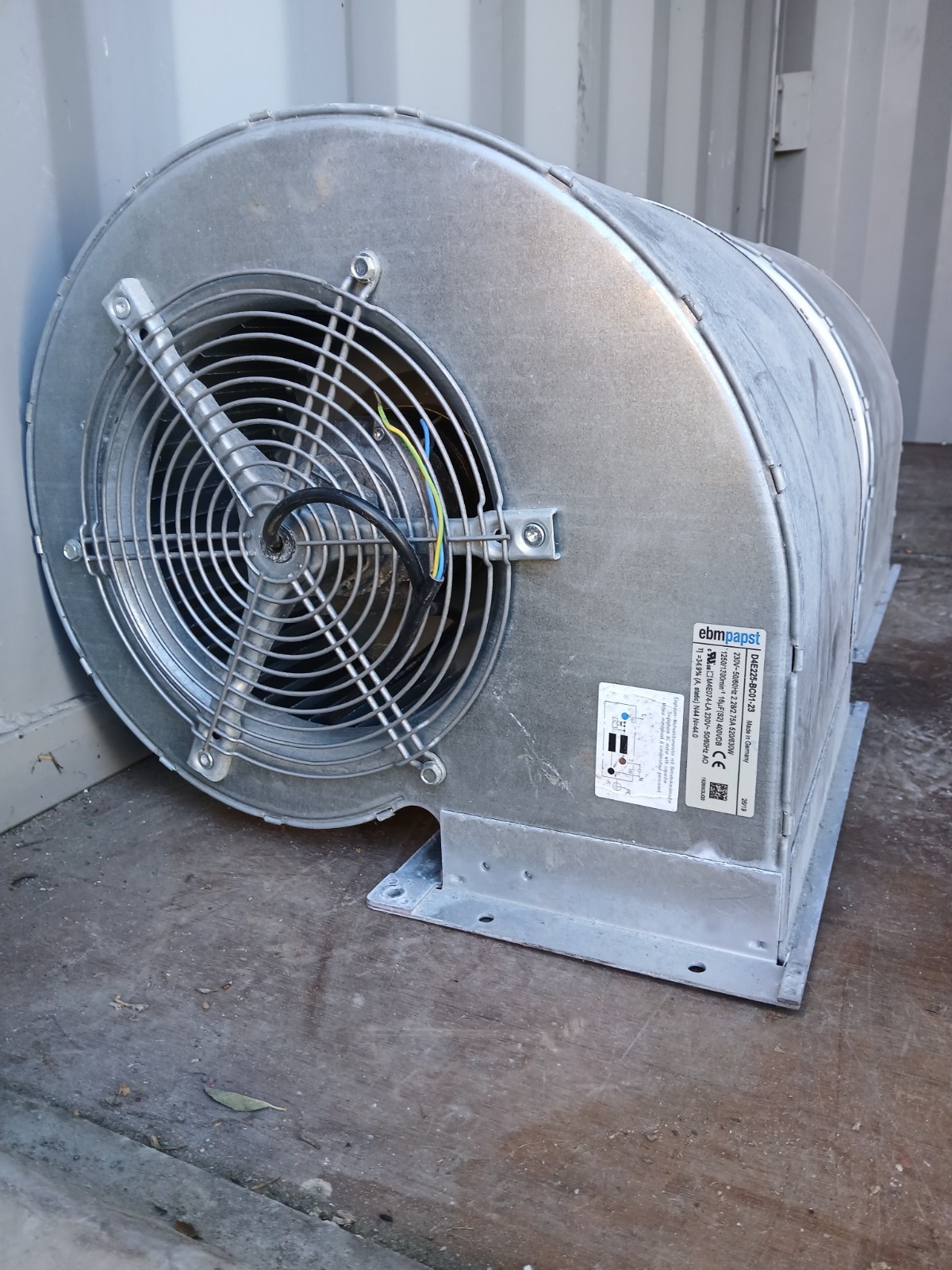 ebmpapst D4E225-BC01-23 Centrifigul AC Motor Fan Blower