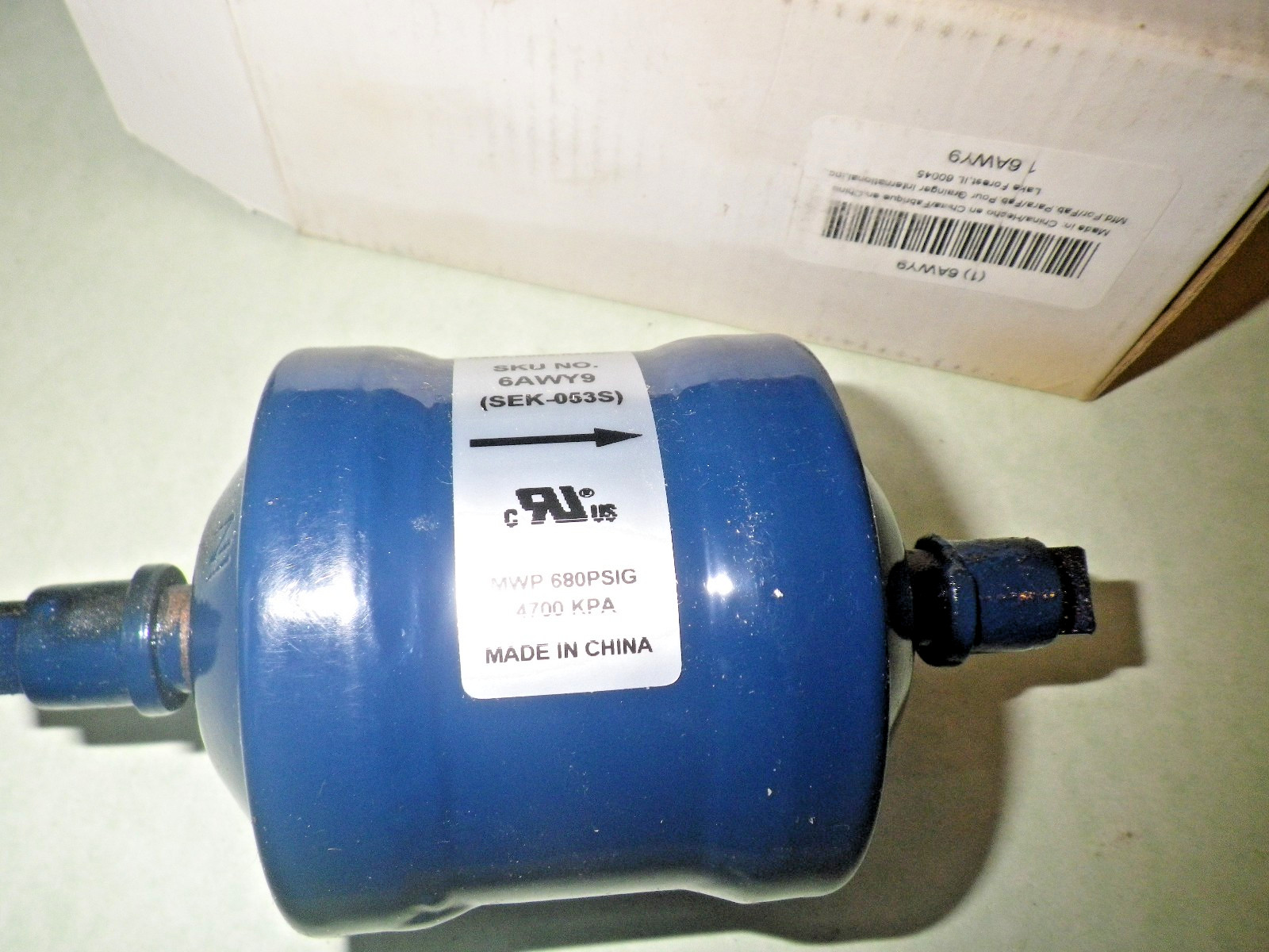 PARKER SEK-053S Liquid Line Filter Dryer And 6AWL9 R134A, R12, R22, R410A, R407C