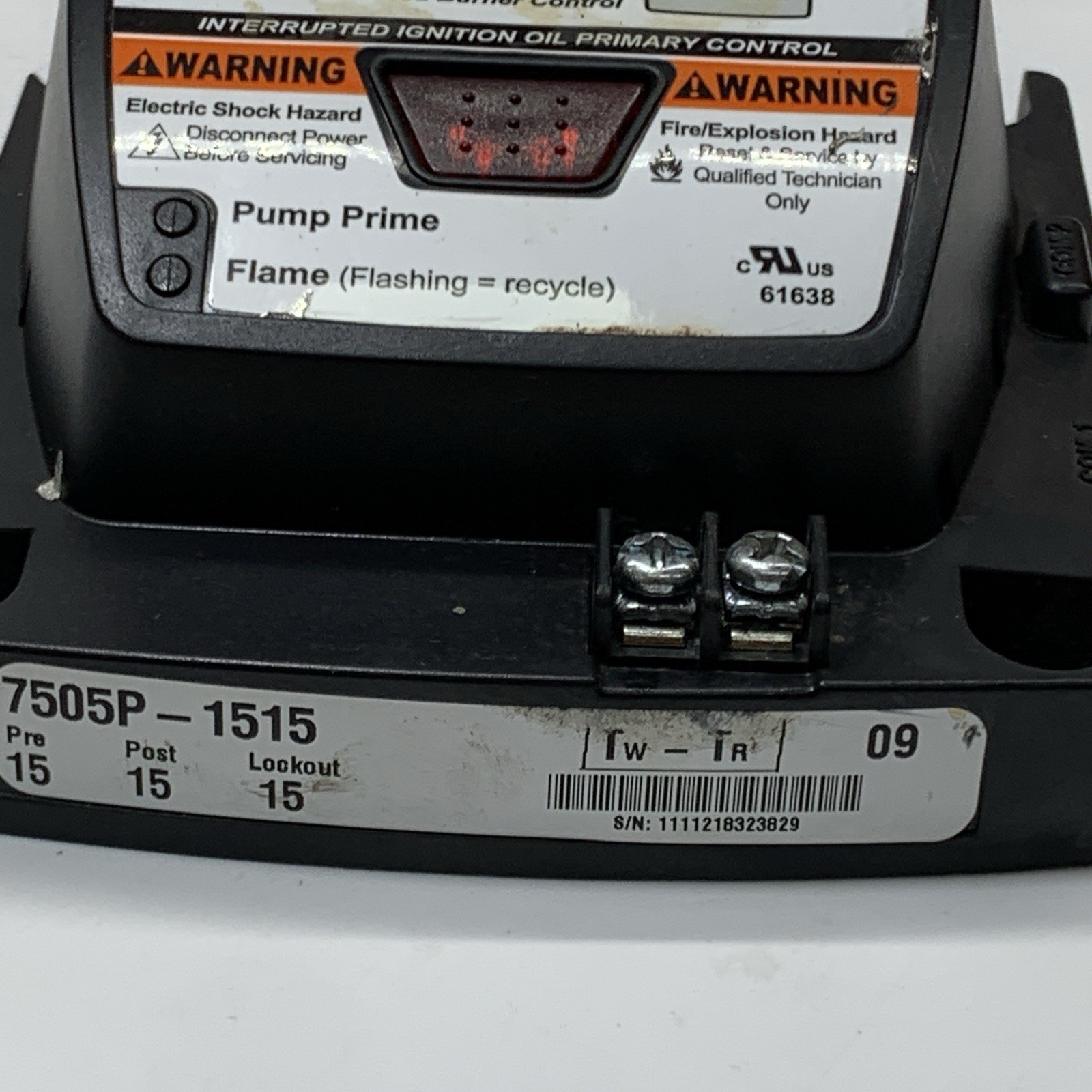 Beckett Genisys 7505 120V Oil Burner Primary Control 7505P-1515 Free Shipping