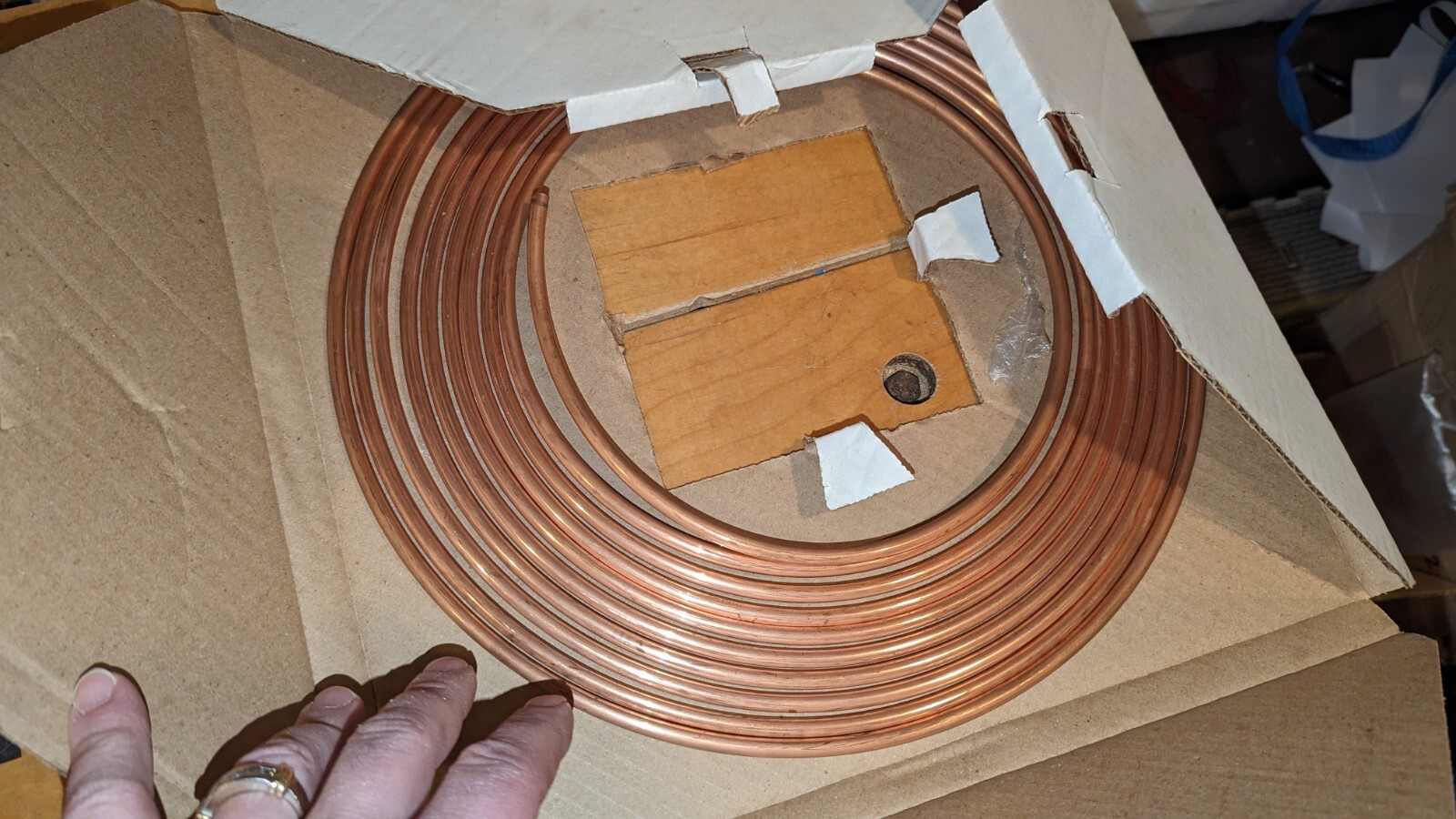 Wieland Copper Products @45′ of 1/4″ Copper Refrigeration Tubing