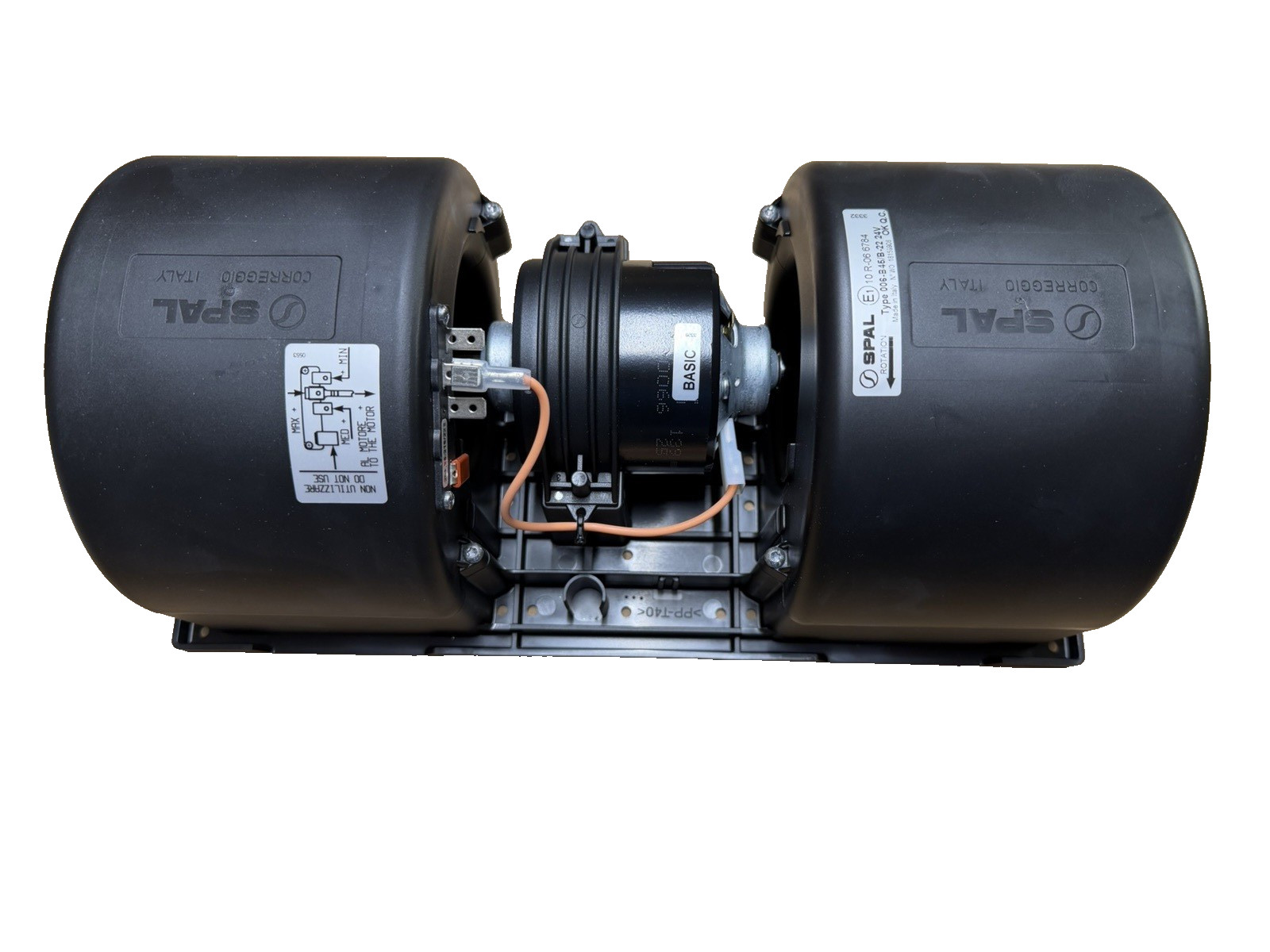 SPAL 006-B45-22 24V Double-Wheel Centrifugal Blower Assembly OEM SPAL BRAND NEW