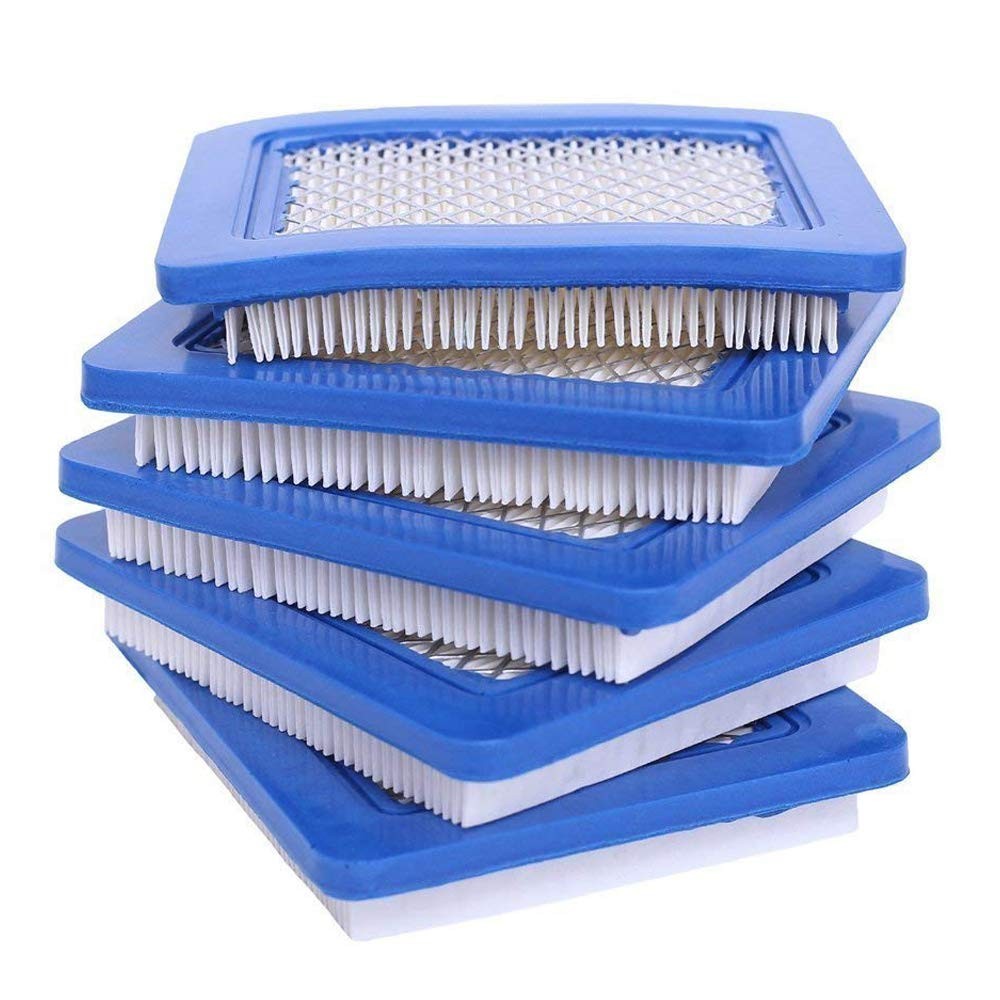 HEYZLASS 5 Pack 491588S Air Filter, Compatible with 491588 4915885 Blue+White