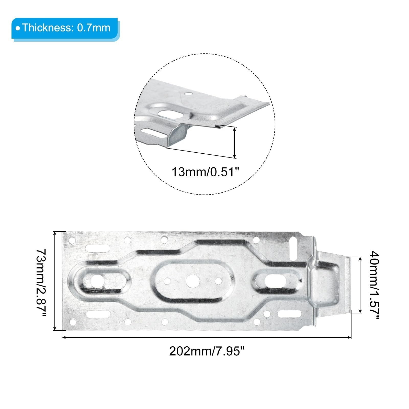 PATIKIL Air Conditioner Wall Mount Bracket Adjustable for HVAC