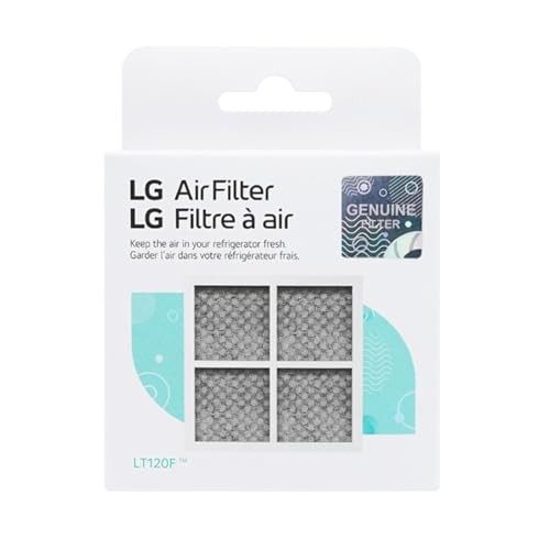 LG 6 Month Replacement Refrigerator Air Filter, 1 Count, White