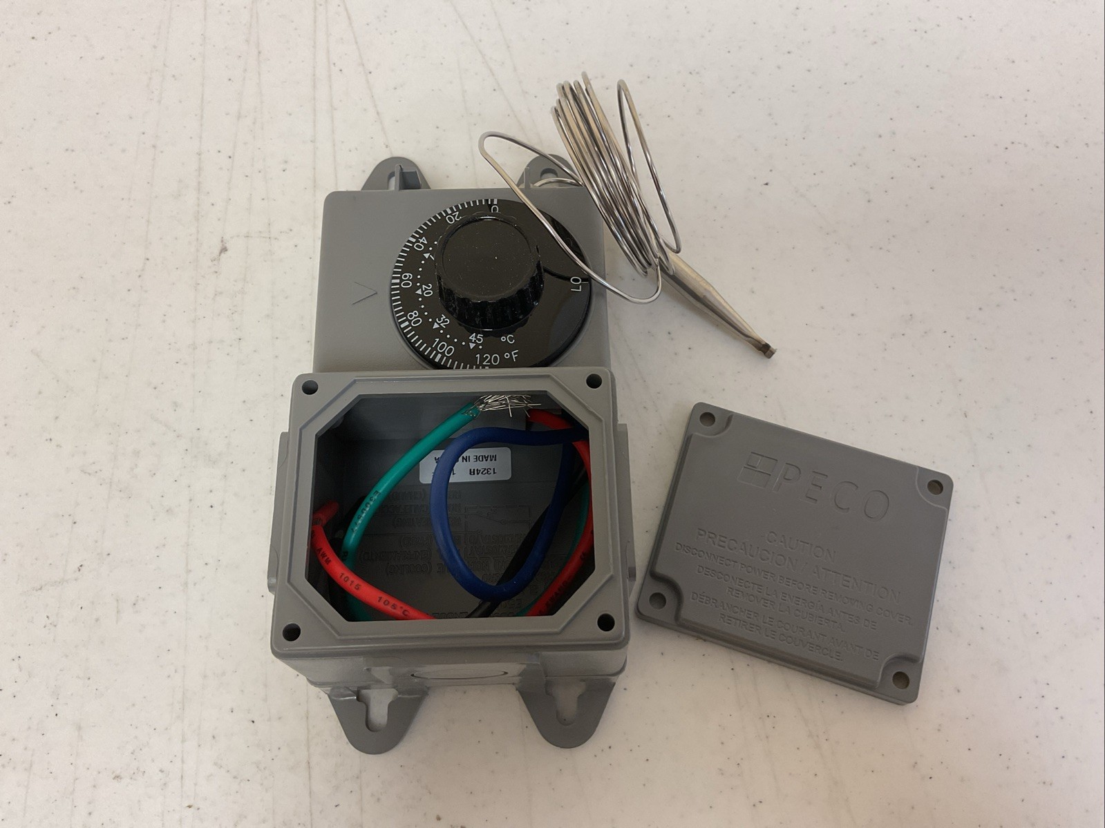 NEW PECO TRF115-005 INDUSTRIAL NEMA 4X THERMOSTAT, FREE SHIPPING