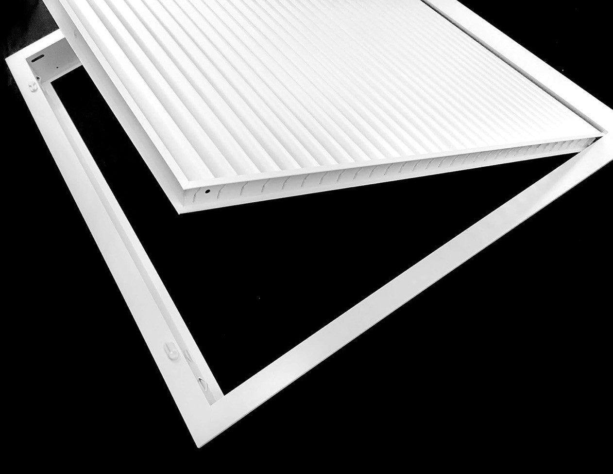 HVAC Premium 20″ X 18″ Aluminum Return Filter Grille for 1″ Filter, easy Airflow