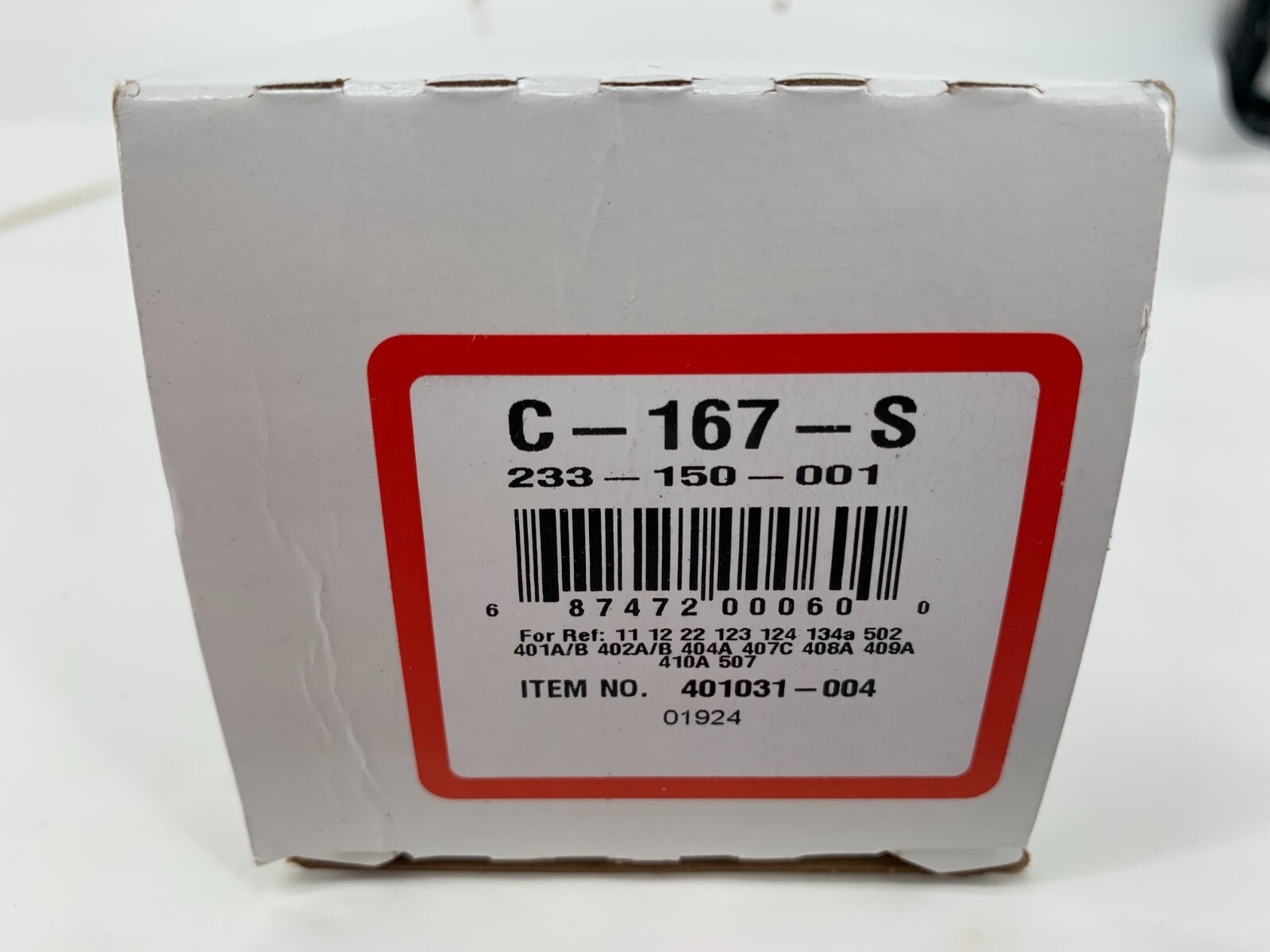Sporlan C-167-S Refrigerant Liquid Filter Drier 7/8″ x 7/8″ Solder ODF 3/4-5Ton