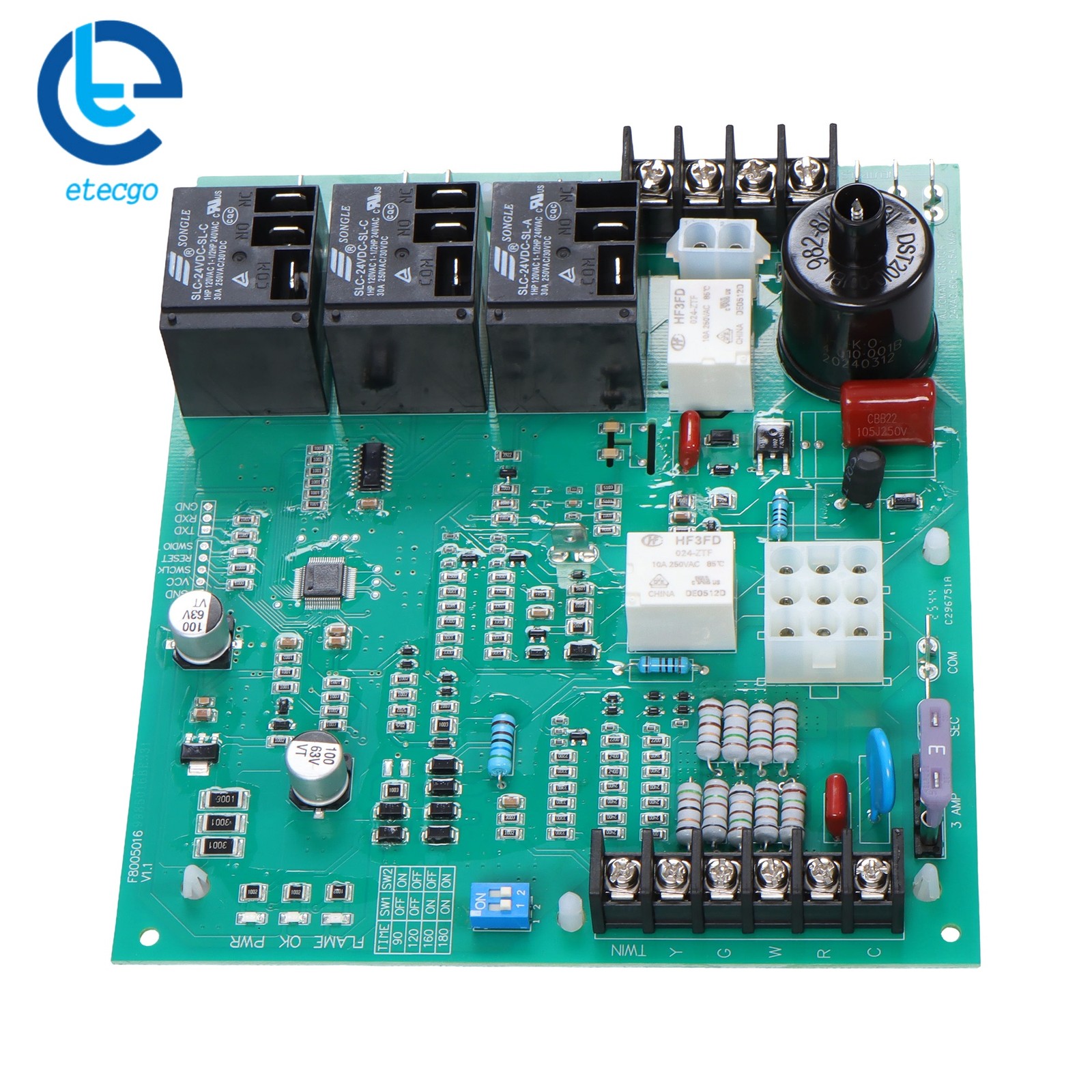 ICM292 Furnace Control Board 62-24140-02 62-24140 Circuit Board Ignition Control