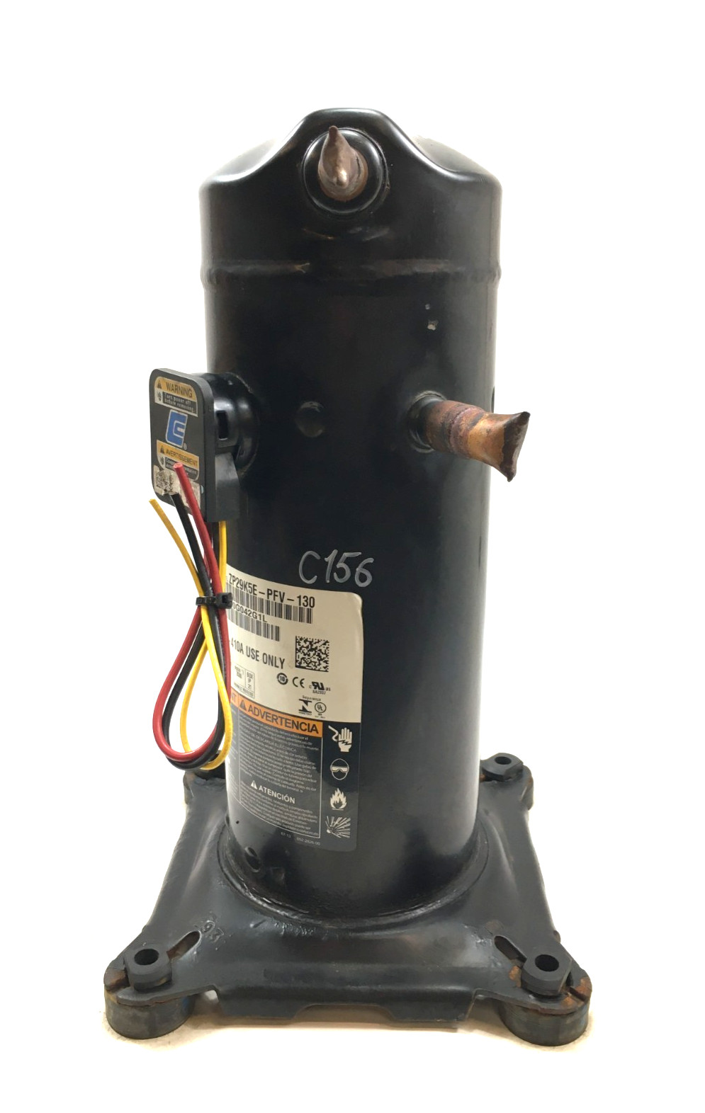 Copeland 2.5 Ton Scroll Compressor ZP29K5E-PFV-130 R410A 208/230V 1 PH used C156