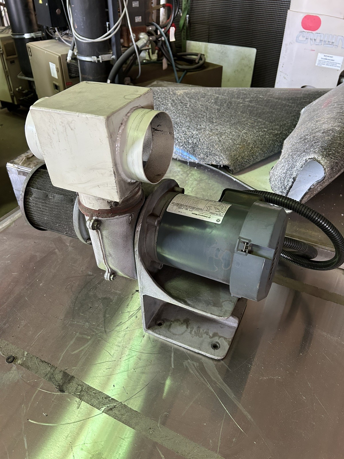 SC-475 American Fan Blower w/ GE 3ph .5hp Motor 200-230/460 3450 rpm