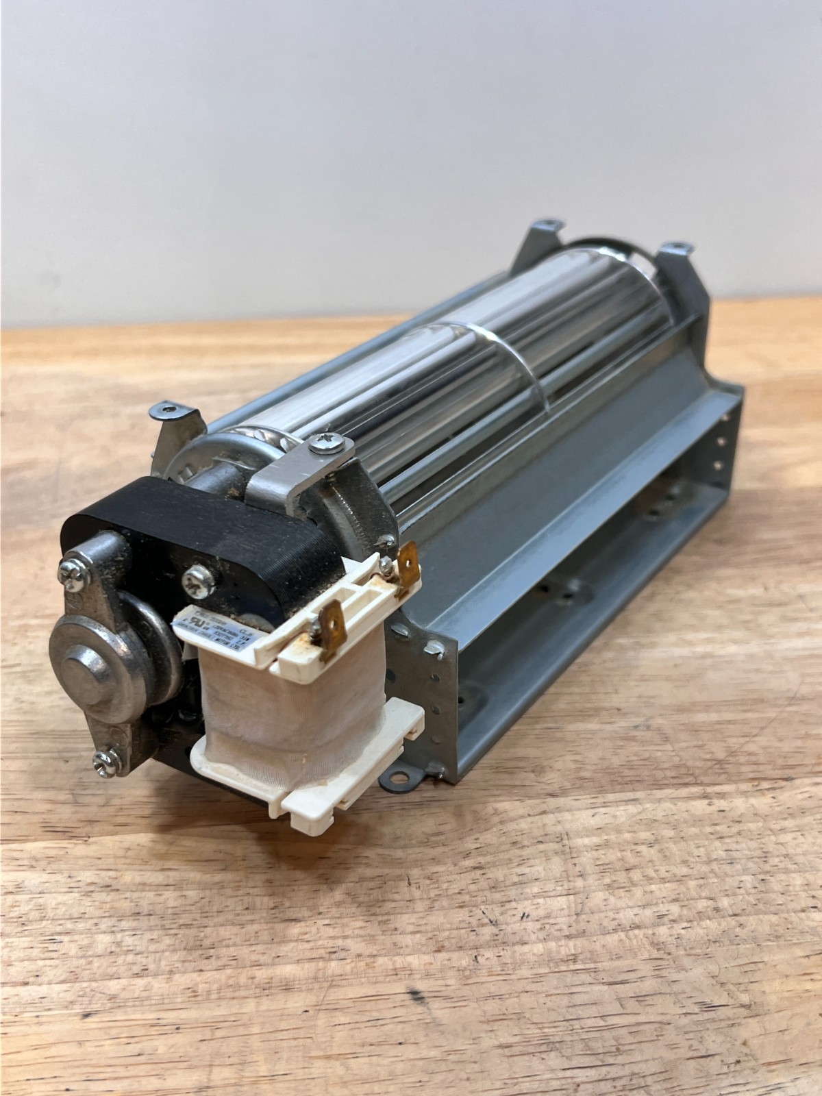 Shenzhen Zhaoli Motor YJ62-200HB Fireplace Crossflow Blower Fan Assembly 120V