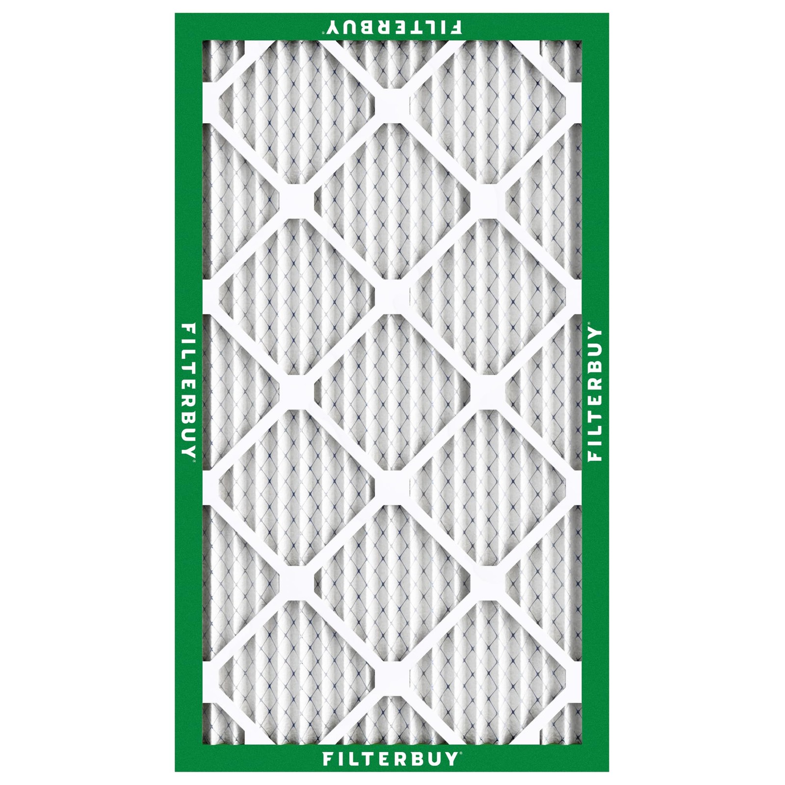 Filterbuy 16X25X1 Air Filter Merv 8 Essential Dust Allergy Defense 6-Pack