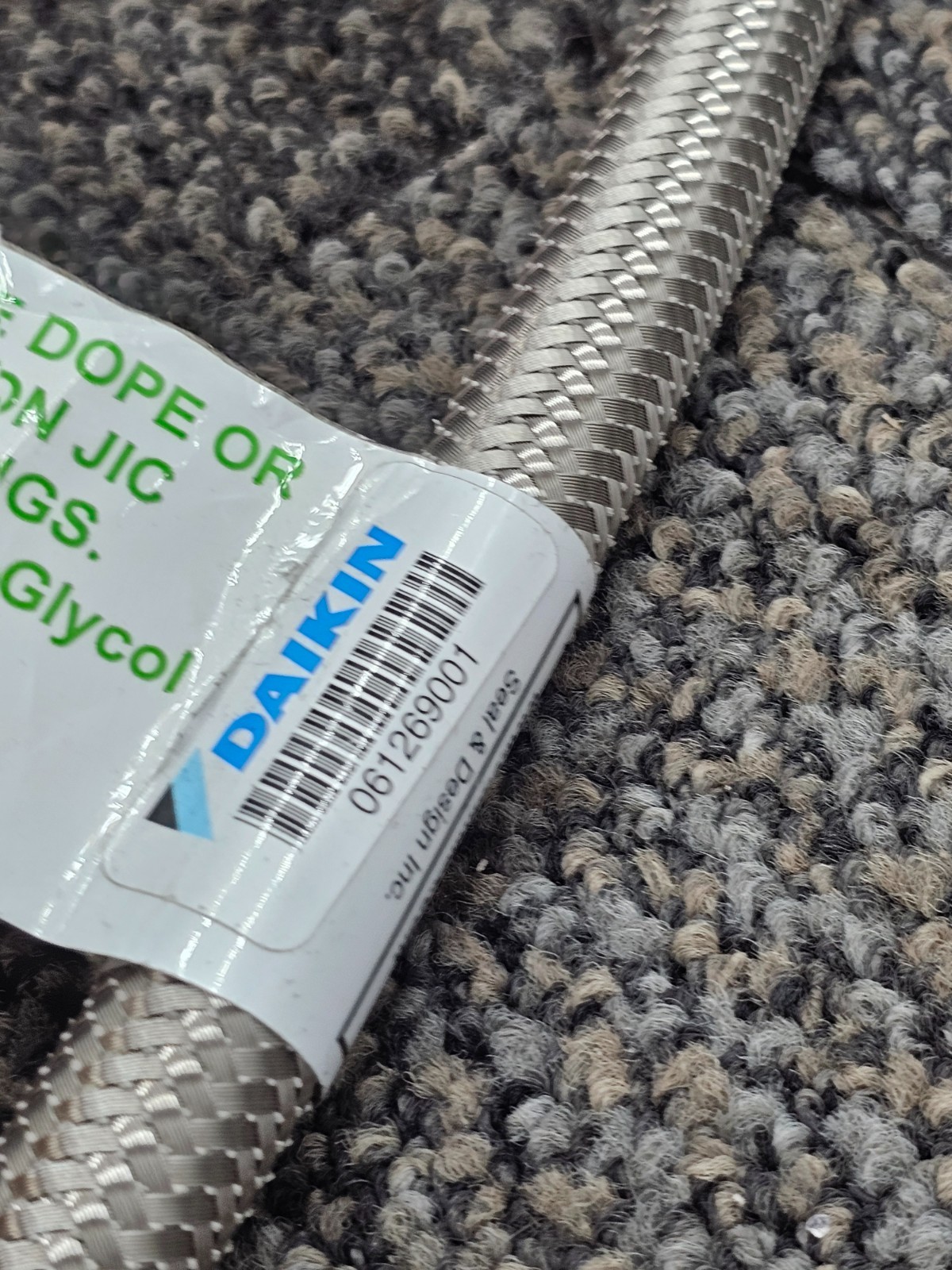 CHAMFlex 061269001 Braided Hose Daikin Fire Rated 1/2″ x 24″ 1/2″ MPT