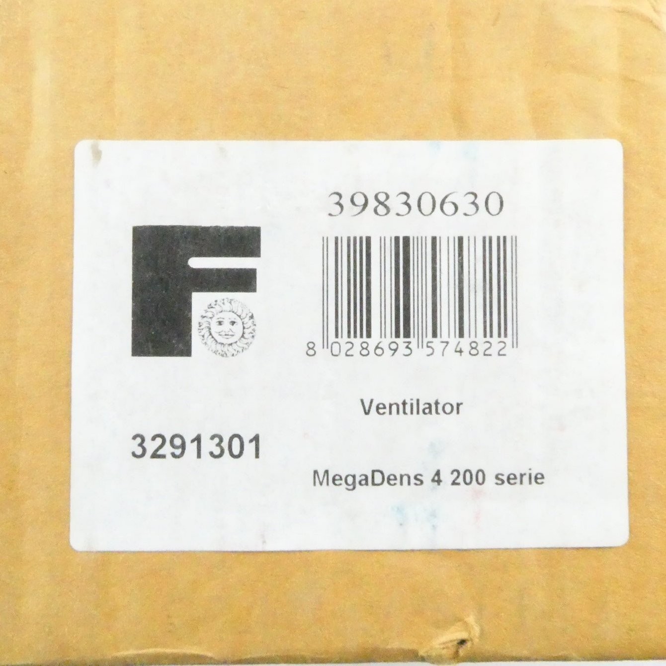 FERROLI 3291301 EBM POPE NRG118/0800-3612-030204 BLOWER (MegaDens 4 200)