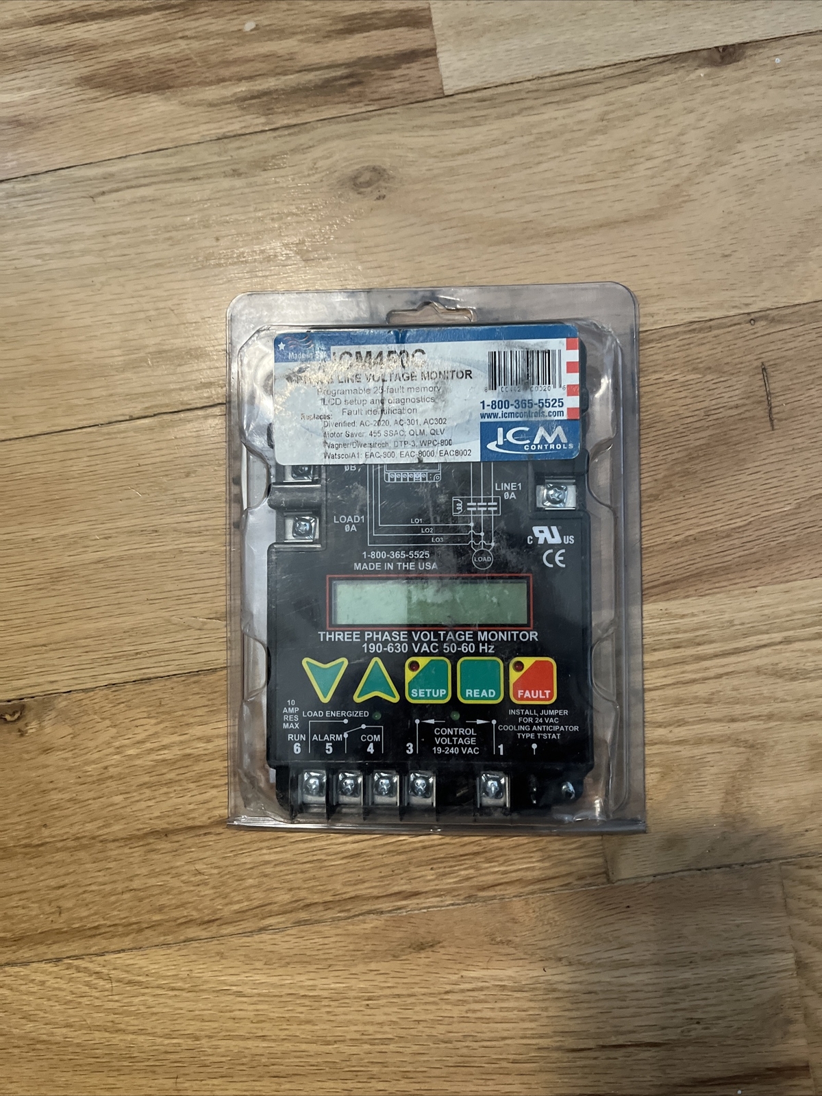 ICM Controls – ICM450 3-Phase Monitor with 25-Fault Memory NEW