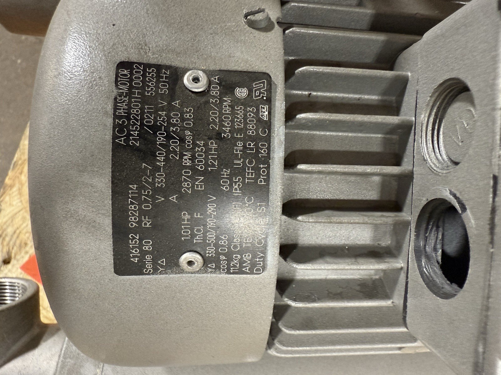 Becker SV 8.190/2-01 VSF Regenerative Blower 2800/3400RPM see specs works!