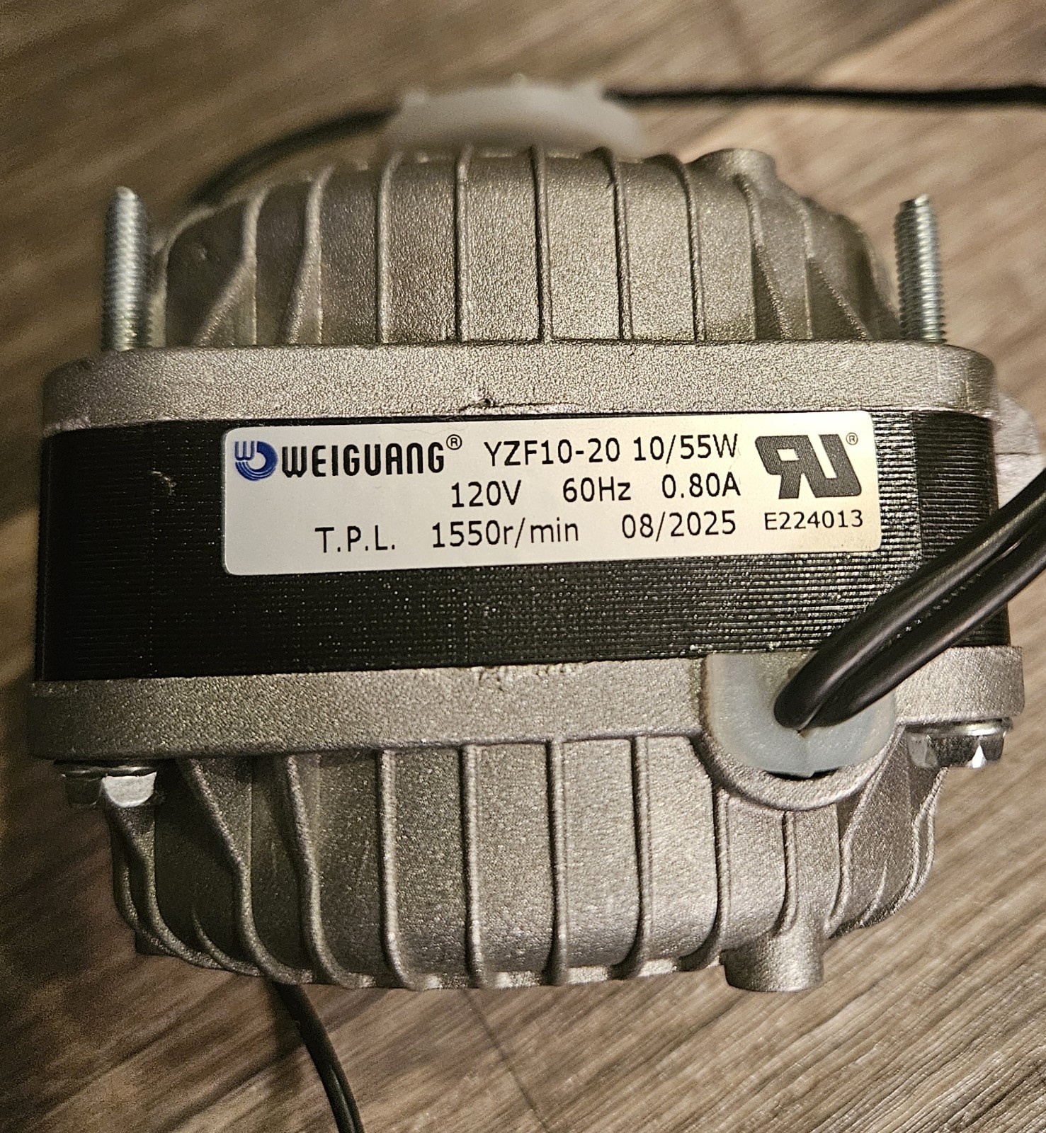 YZF10-20 Fan AC Motor 120V 10/55W 0.8A 60Hz 1550Rpm Shaded Pole Condenser Motor