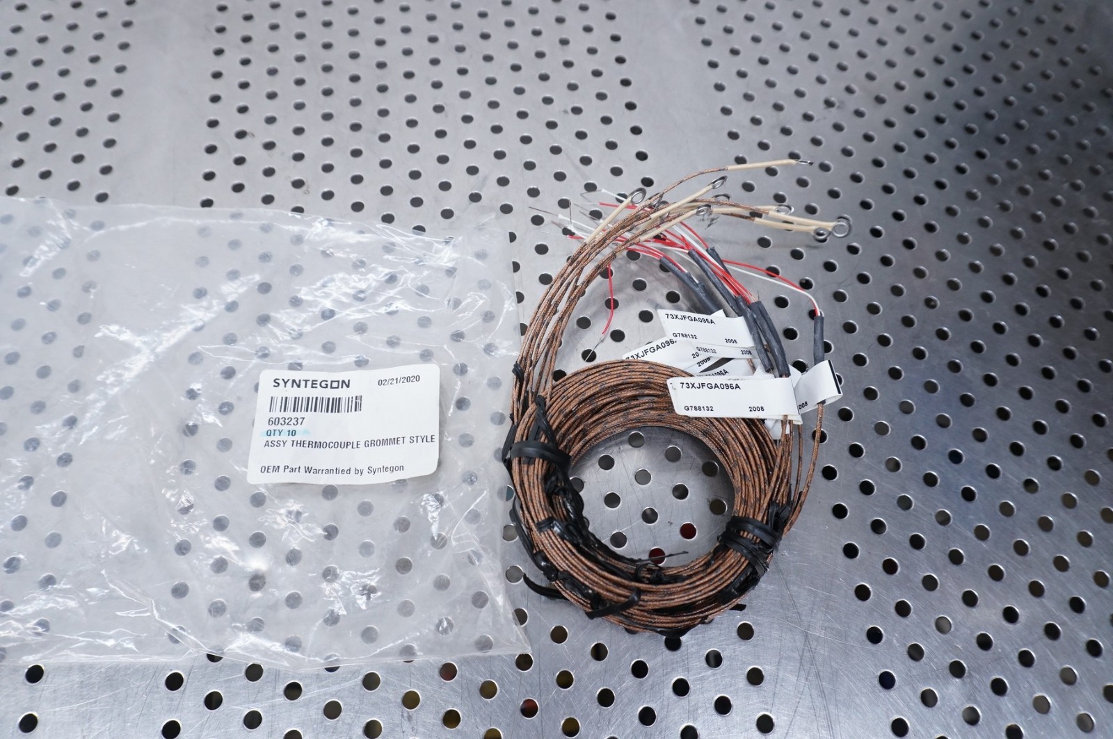 (Qty 10) Watlow Grommet Style Thermocouple 73XJFGA096A new syntegon 602337