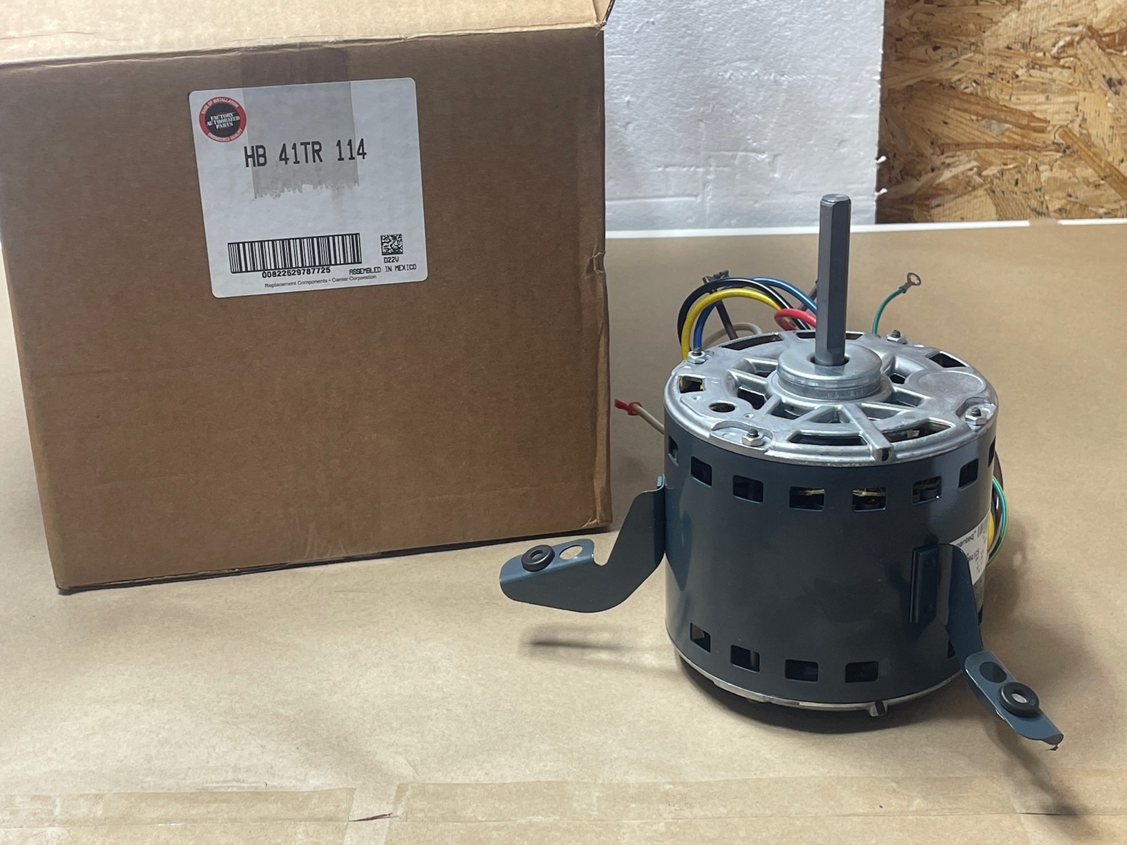 Carrier Bryant Payne HB41TR114 HP:1/3 V:115 HZ:60 Cap:5.00/370 RPM:1075