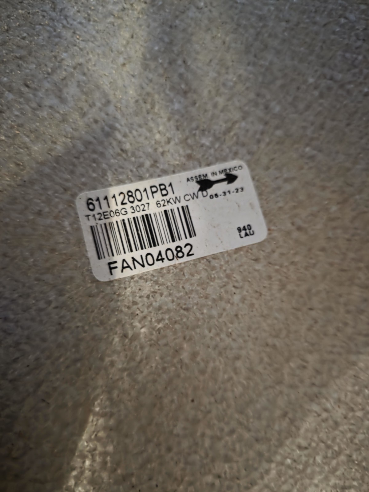 New Trane FAN04082 / FAN-4082 – OEM Fan Blade – 3 Blade 27 Degree Pitch