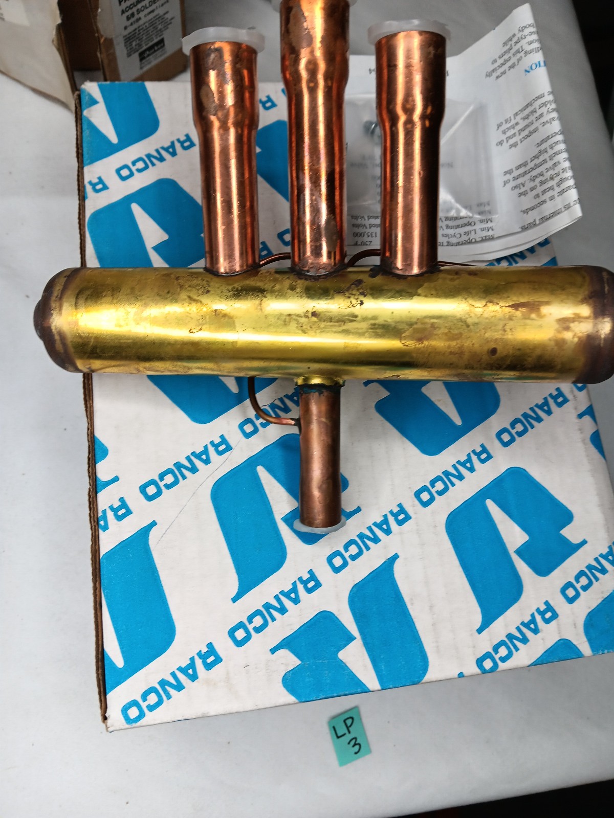 Ranco V6-412080-170 Refrigerant Heat Pump Reversing Valve 3/4 in x 1/2 in 6 tons