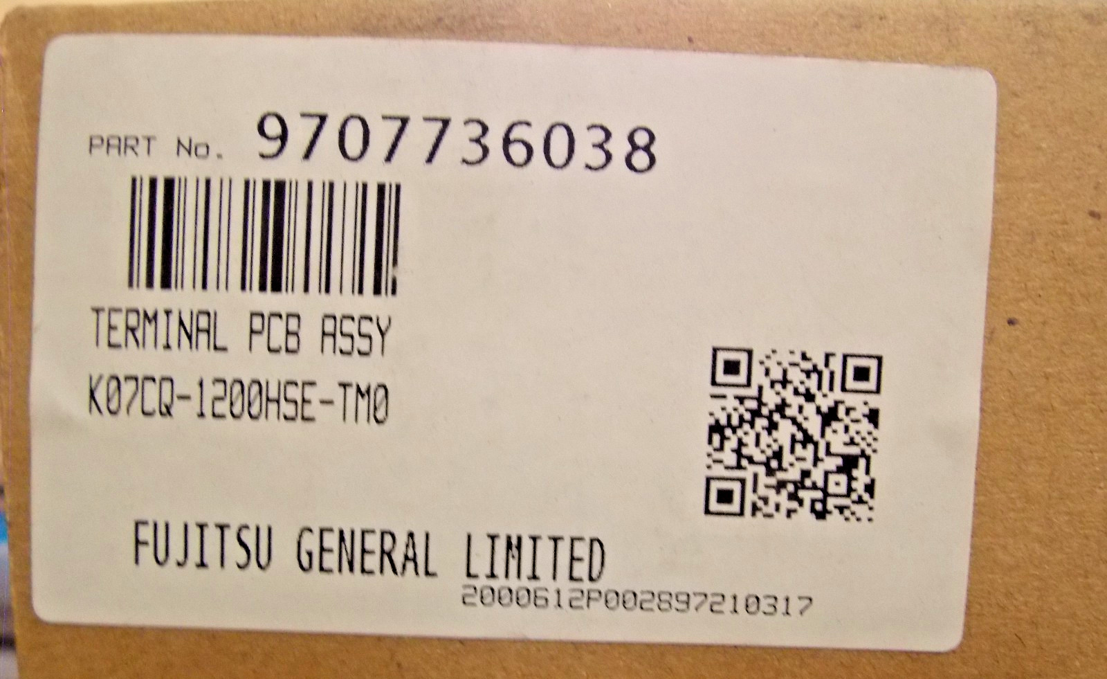 FUJITSU 9707736038 Terminal PCB